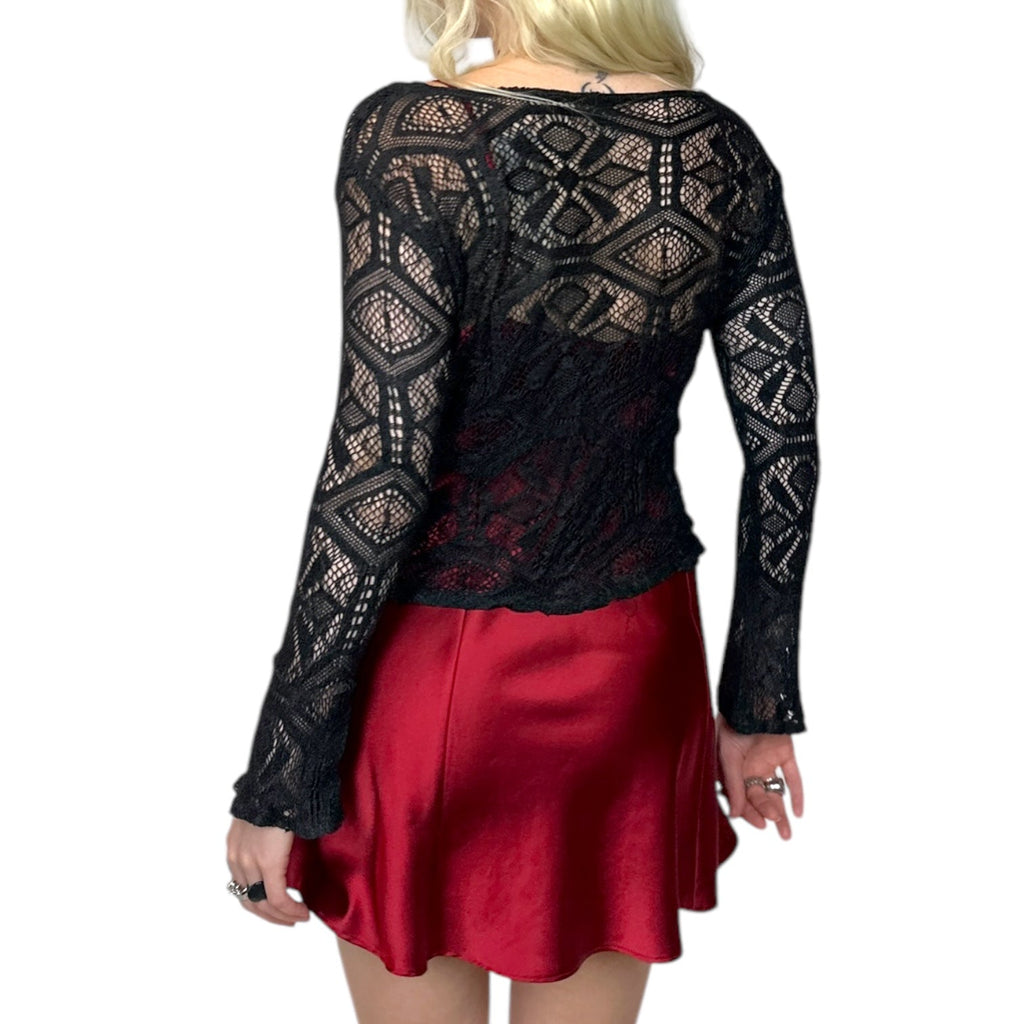 Vintage Crochet Longsleeve (S)