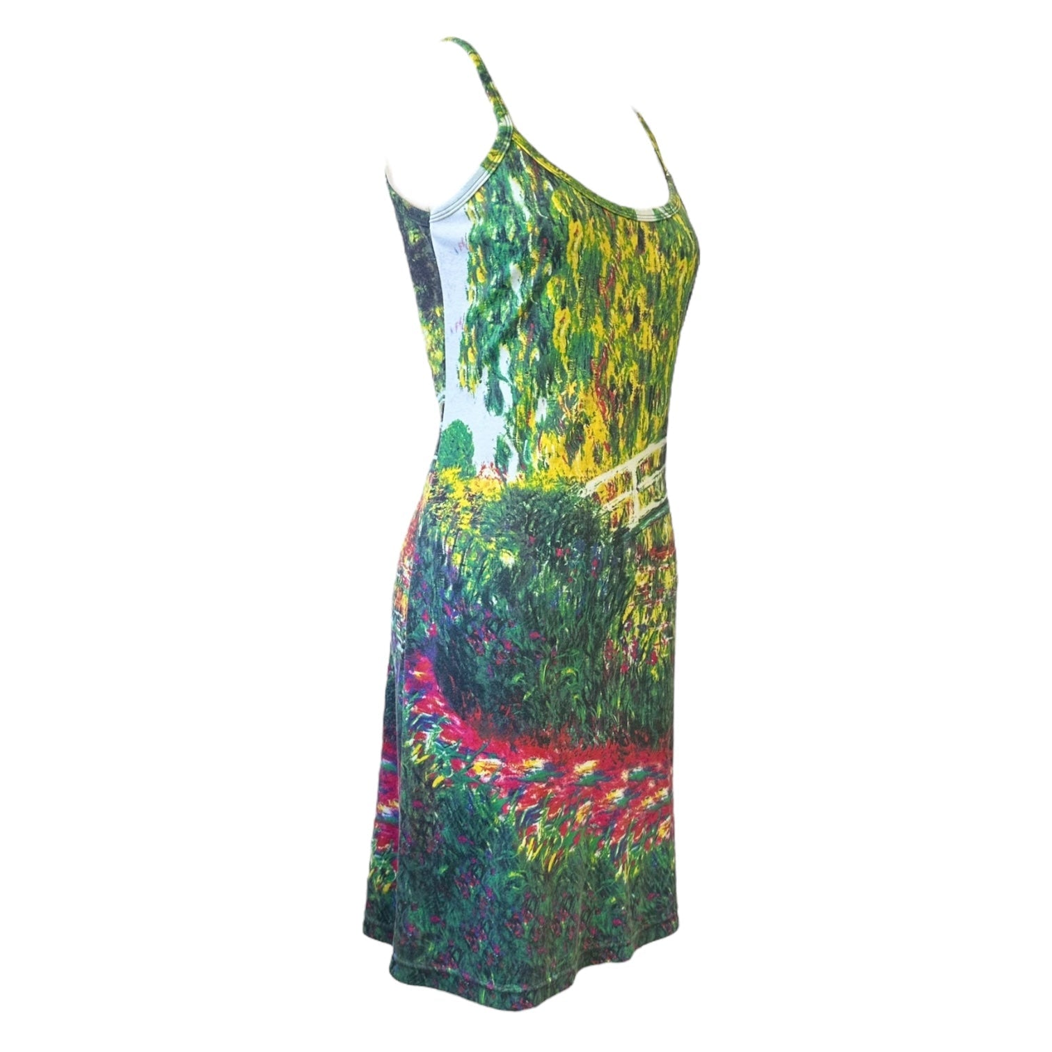 Monet Painting Spaghetti Strap Dress (M)