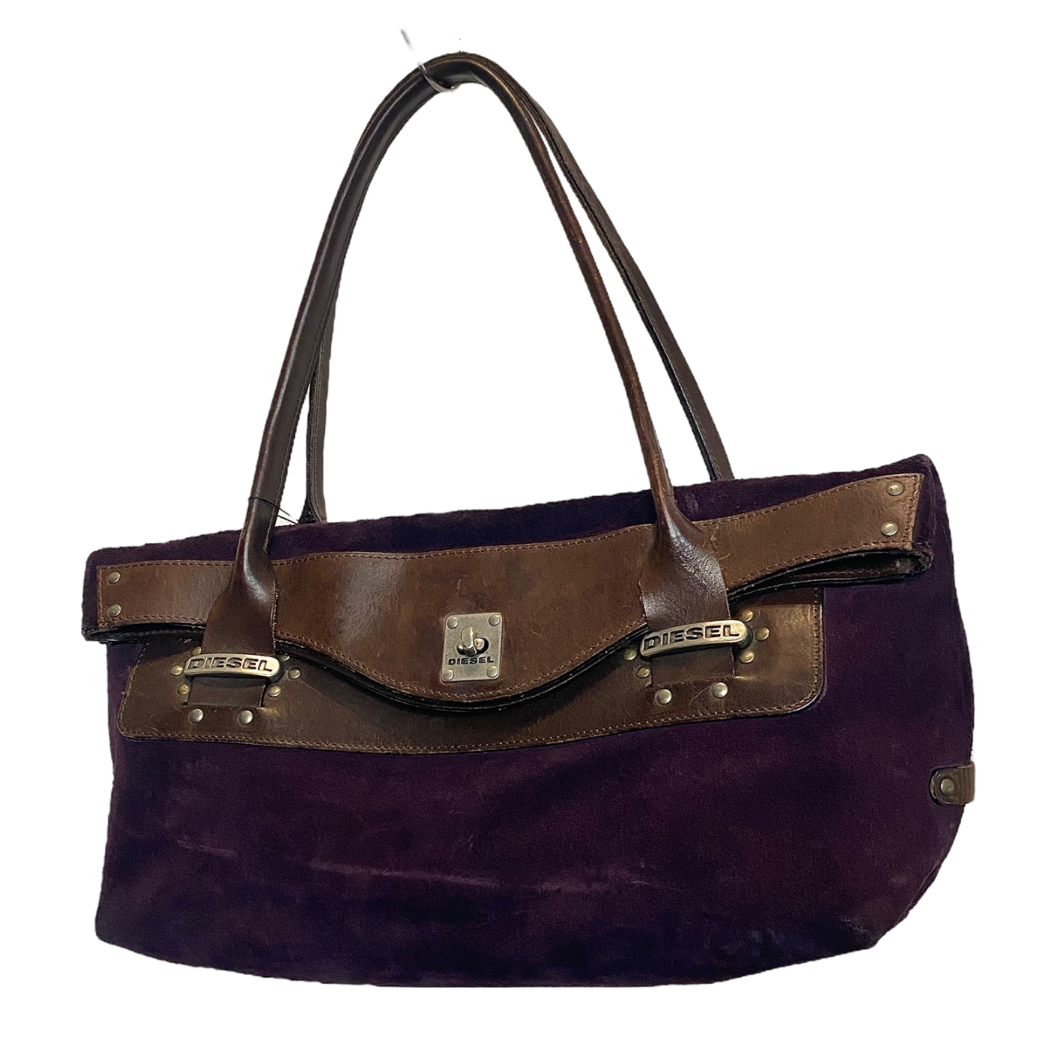 Vintage Diesel Suede Purple Bag