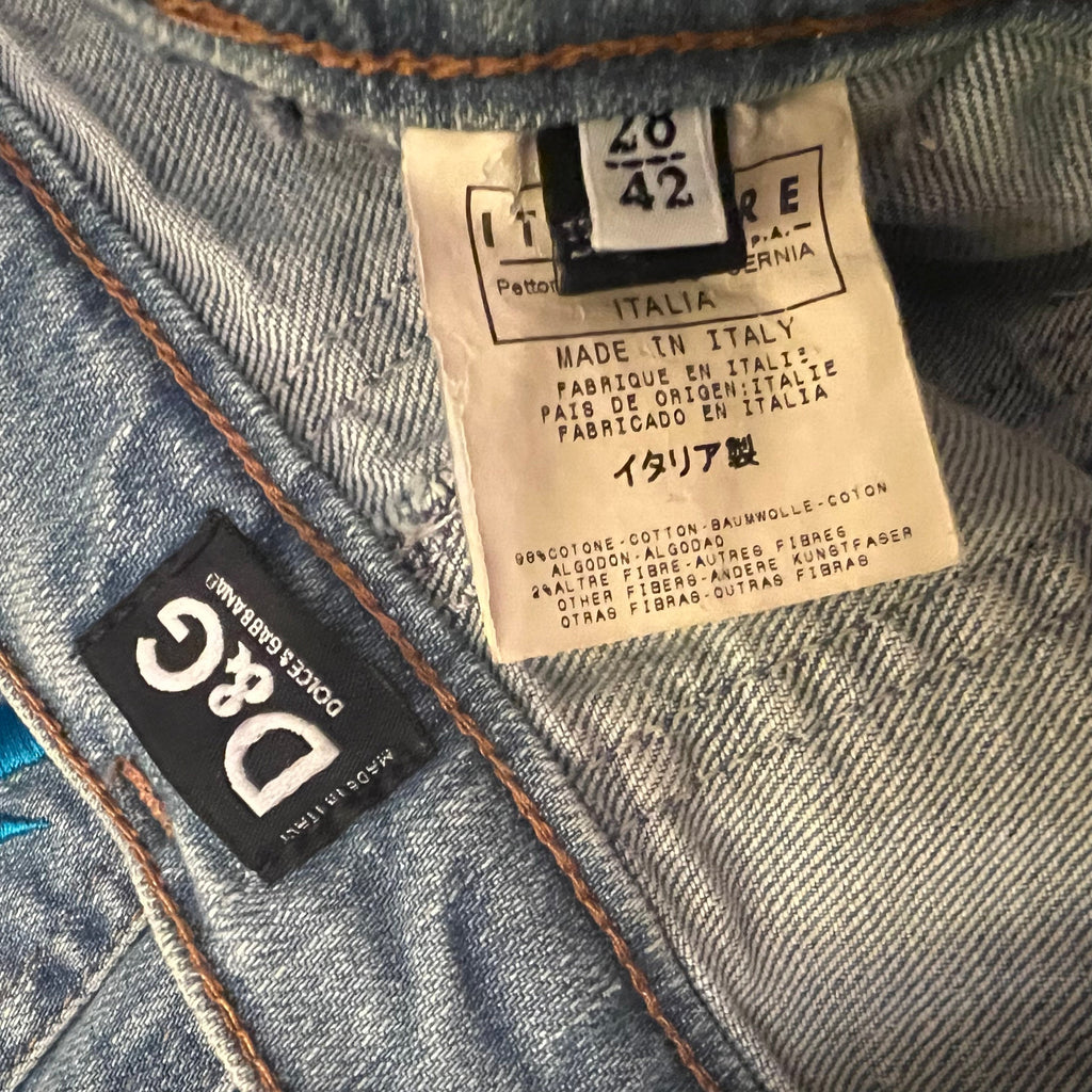 Dolce & Gabbana Denim Mini Skirt (S)