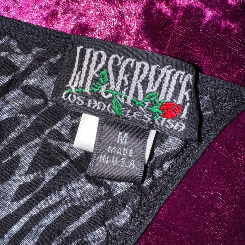 Lip Service “Sexâ€?Crop Top (M)