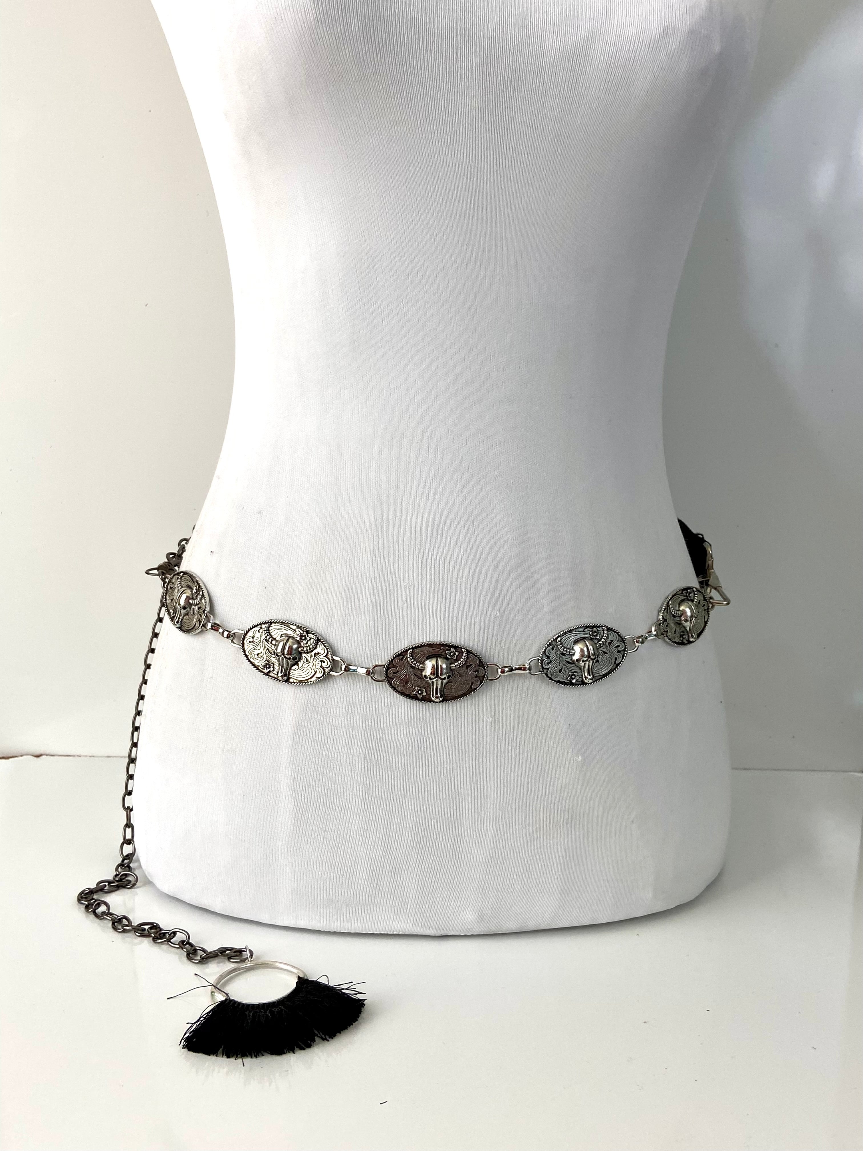 Mixed Media Chain Belt