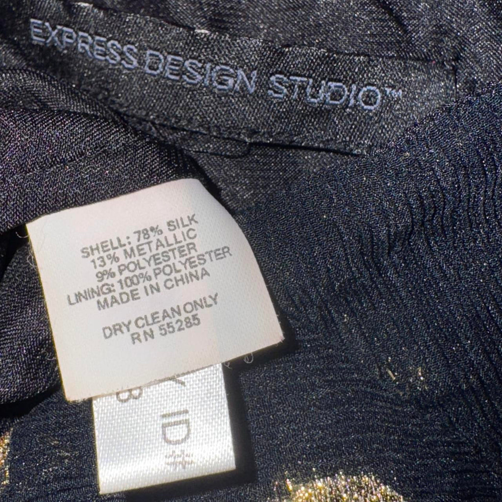 Y2K Silk Polka Dot Halter Top (M)