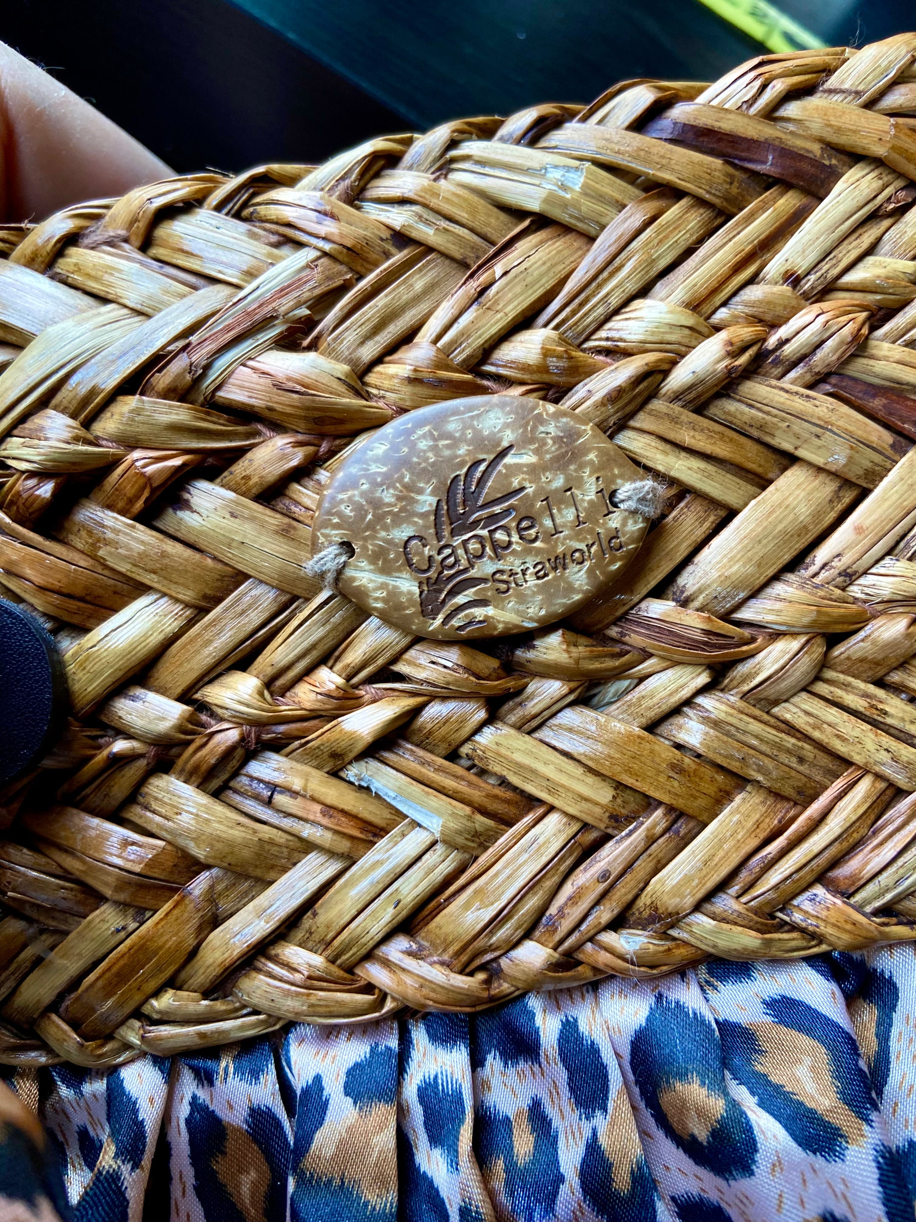 Cappelli Leopard Print StraworldShoulder Bag