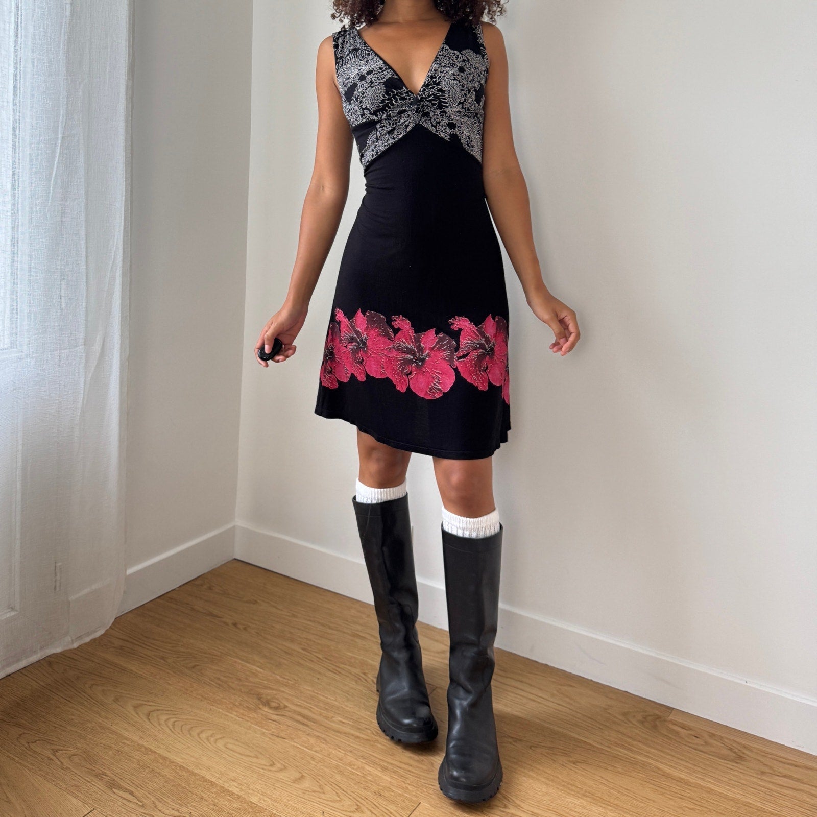 Vintage Desigual Floral Print Dress (S/M)