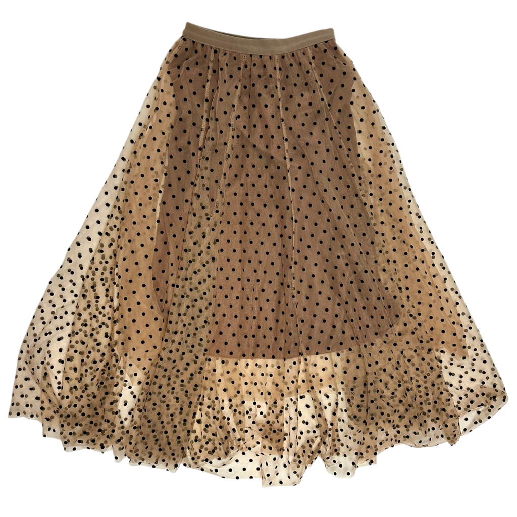 Polka Dot Tulle Maxi Skirt (XS/S)