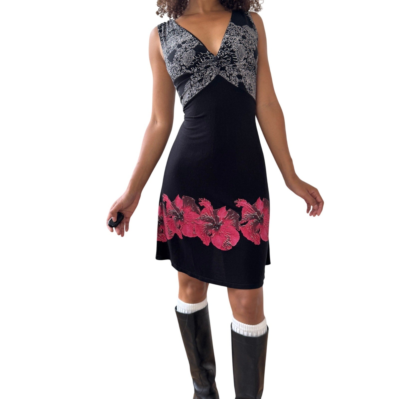 Vintage Desigual Floral Print Dress (S/M)