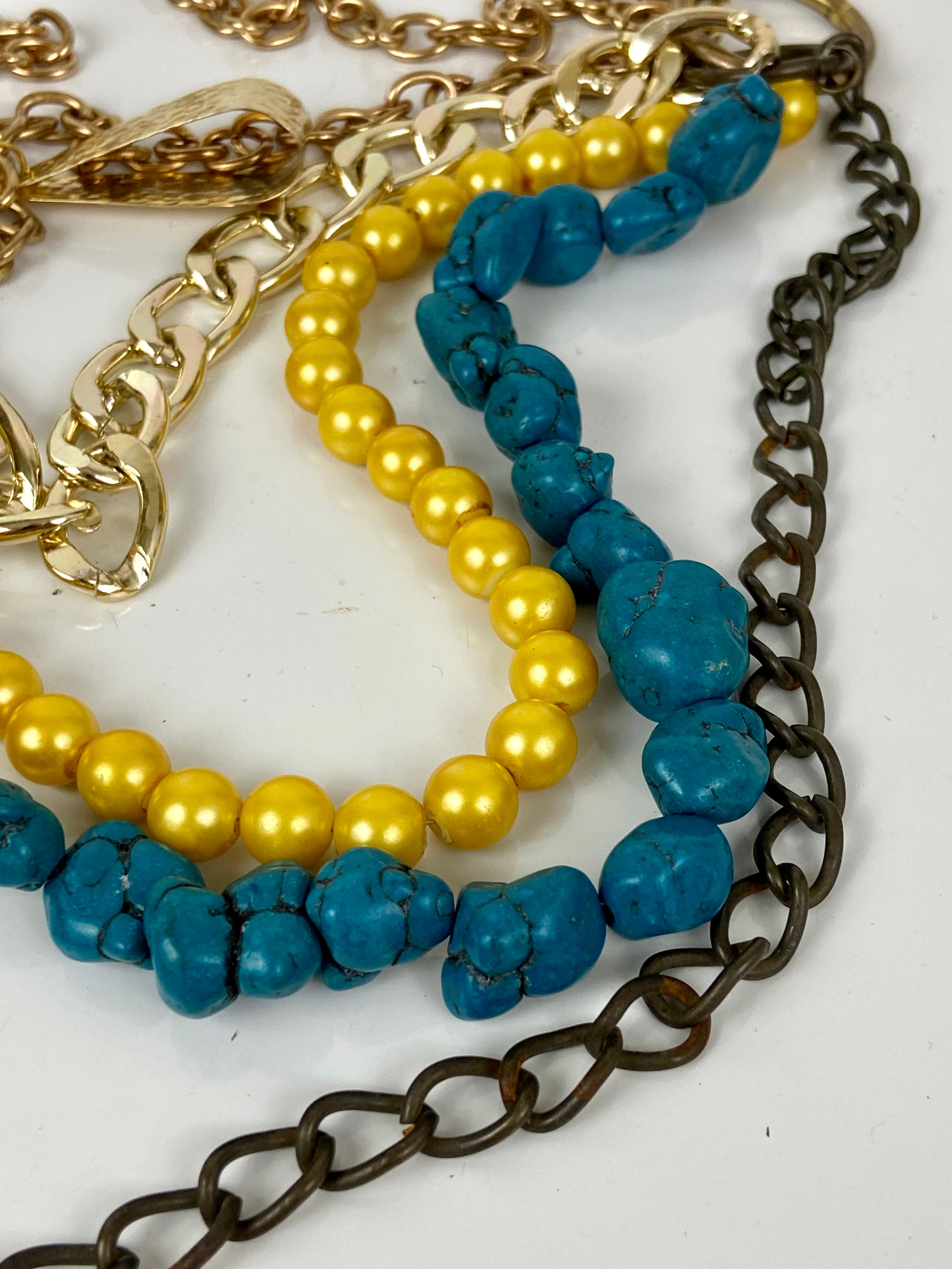 Fun colors layered belt