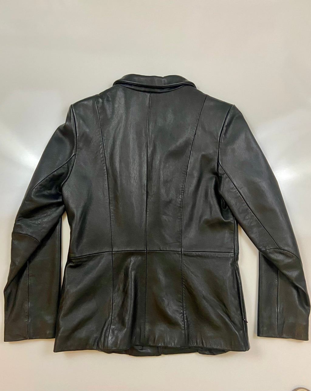 NY&CO Black Leather Jacket (L)