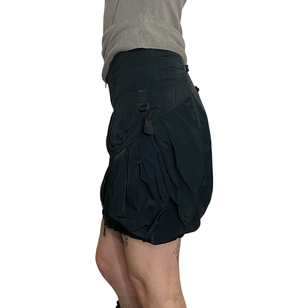 Vintage Utility Grunge Bubble Skirt (S)