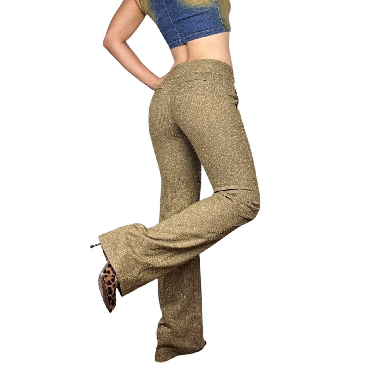 Vintage Tweed Flare Pants (XS)