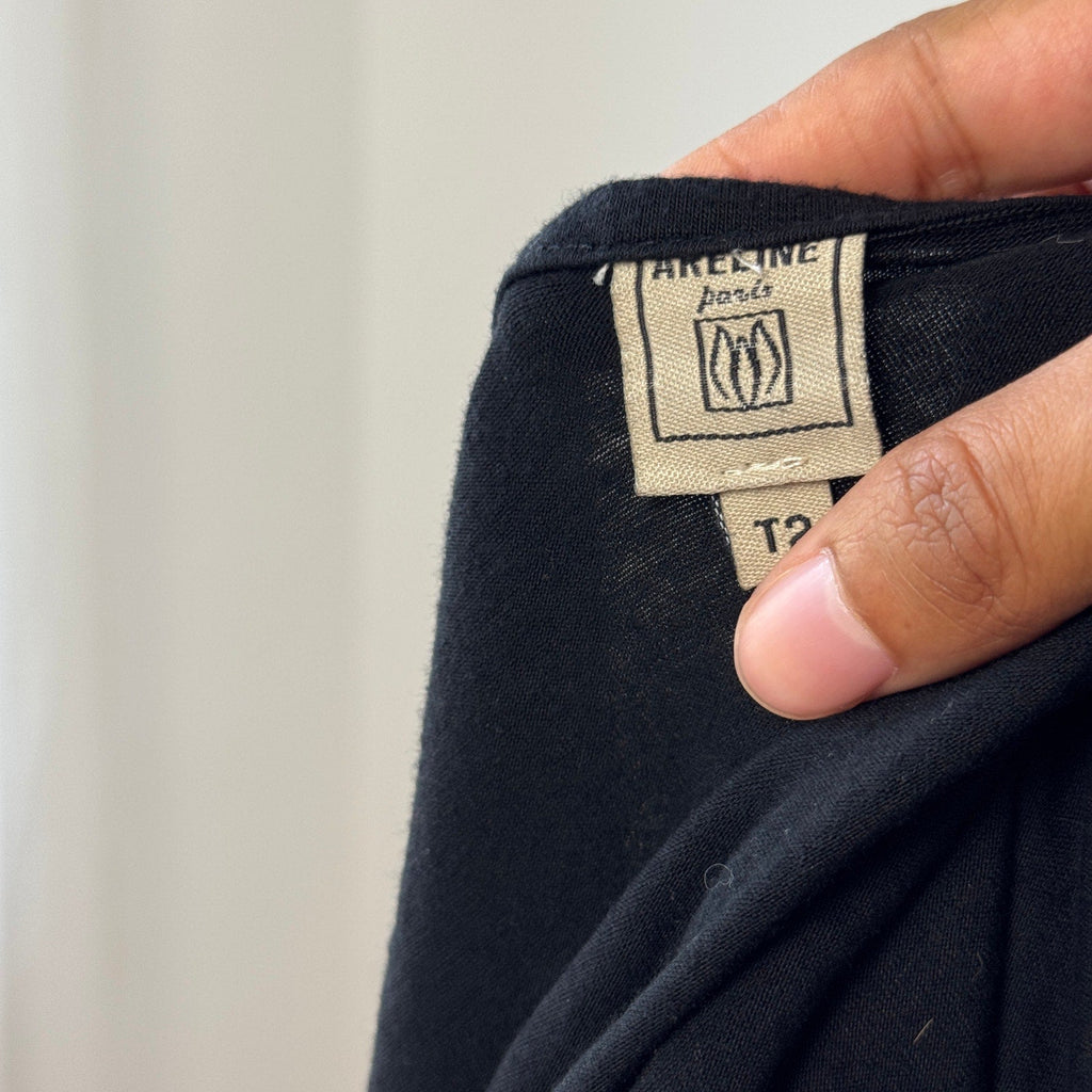 Vintage Deconstructed Apron-Layer Mini Dress (M)