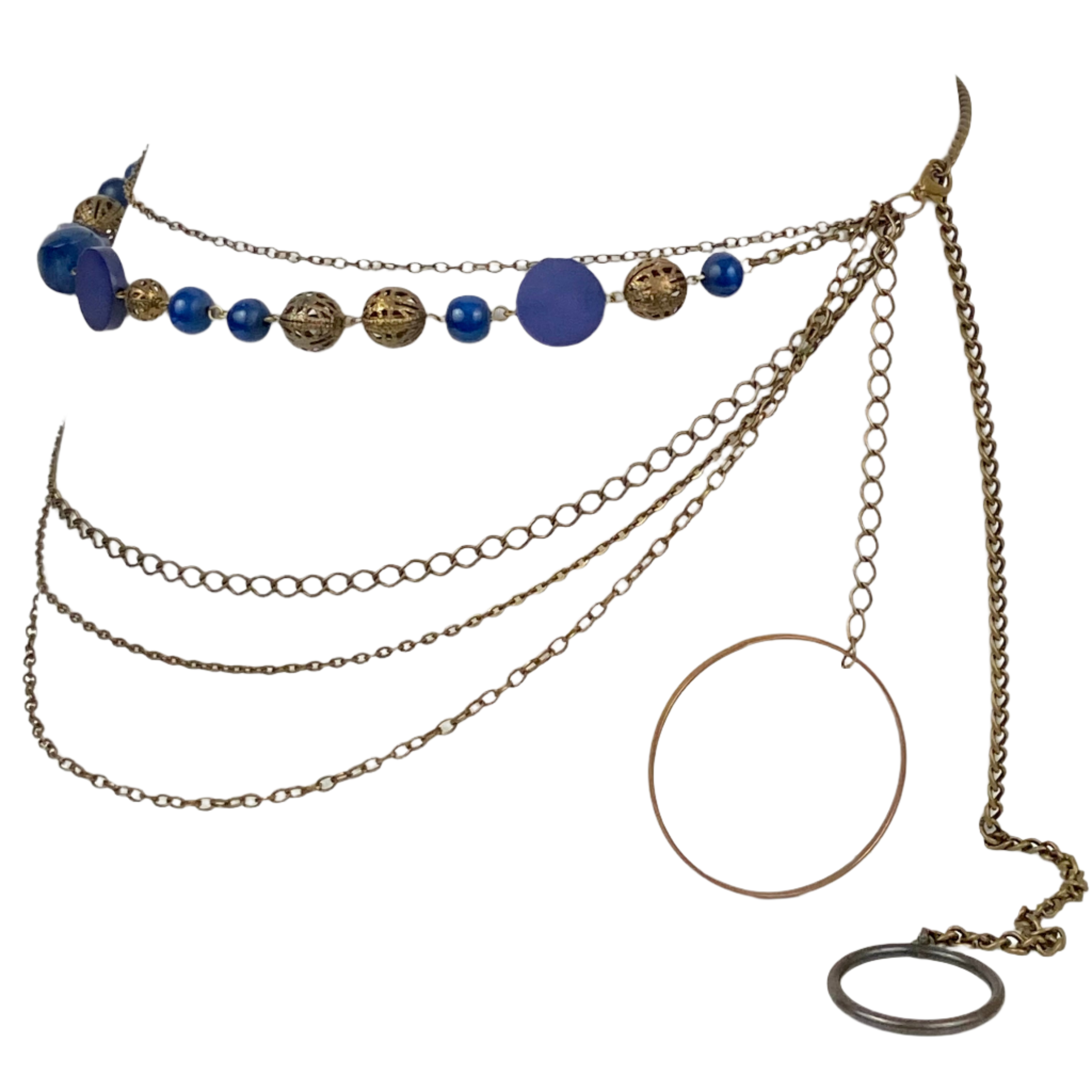 Layers and beads belt