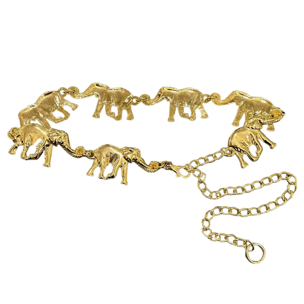 Vintage Elephant Chain Belt
