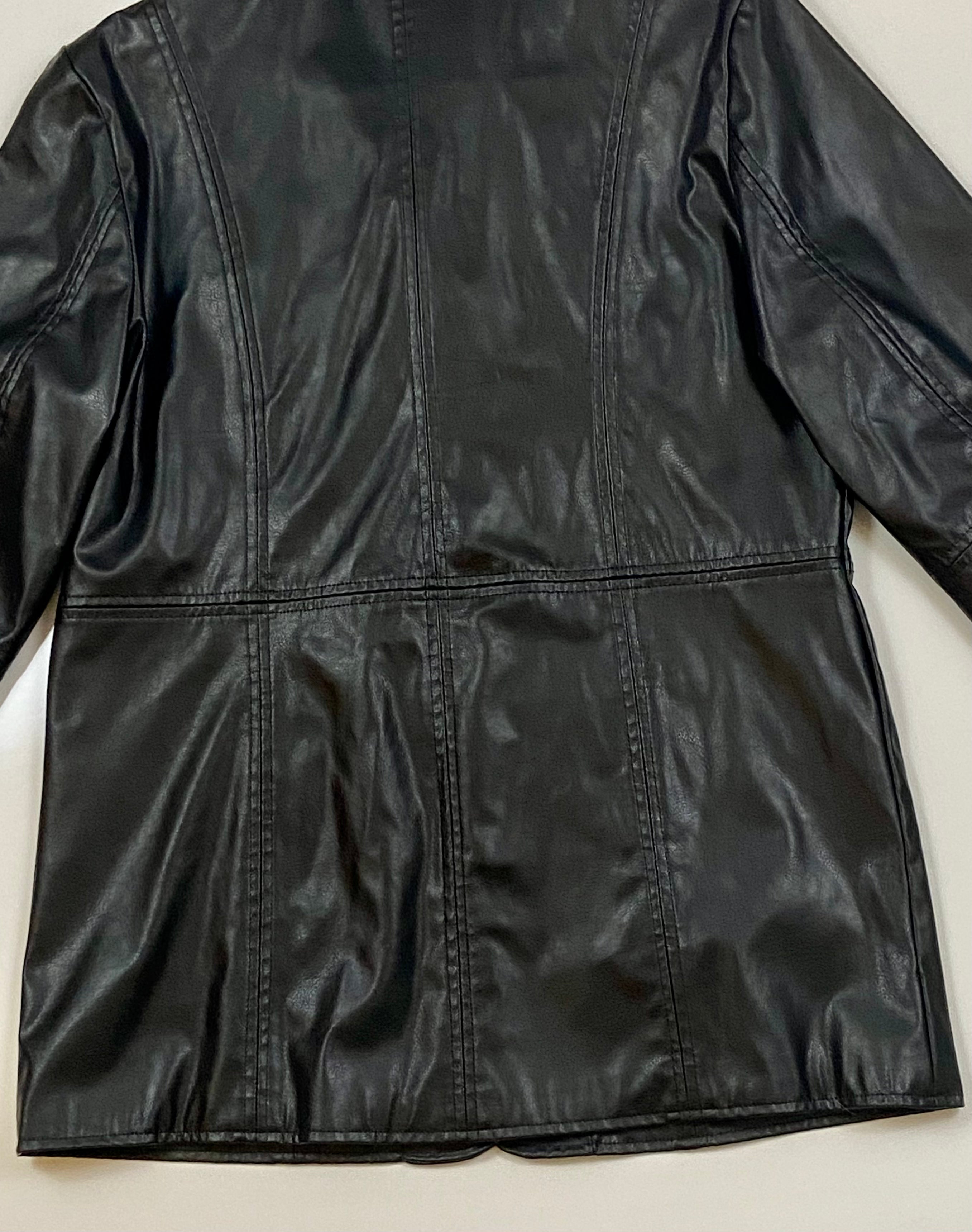 Black Leather Jacket (L)