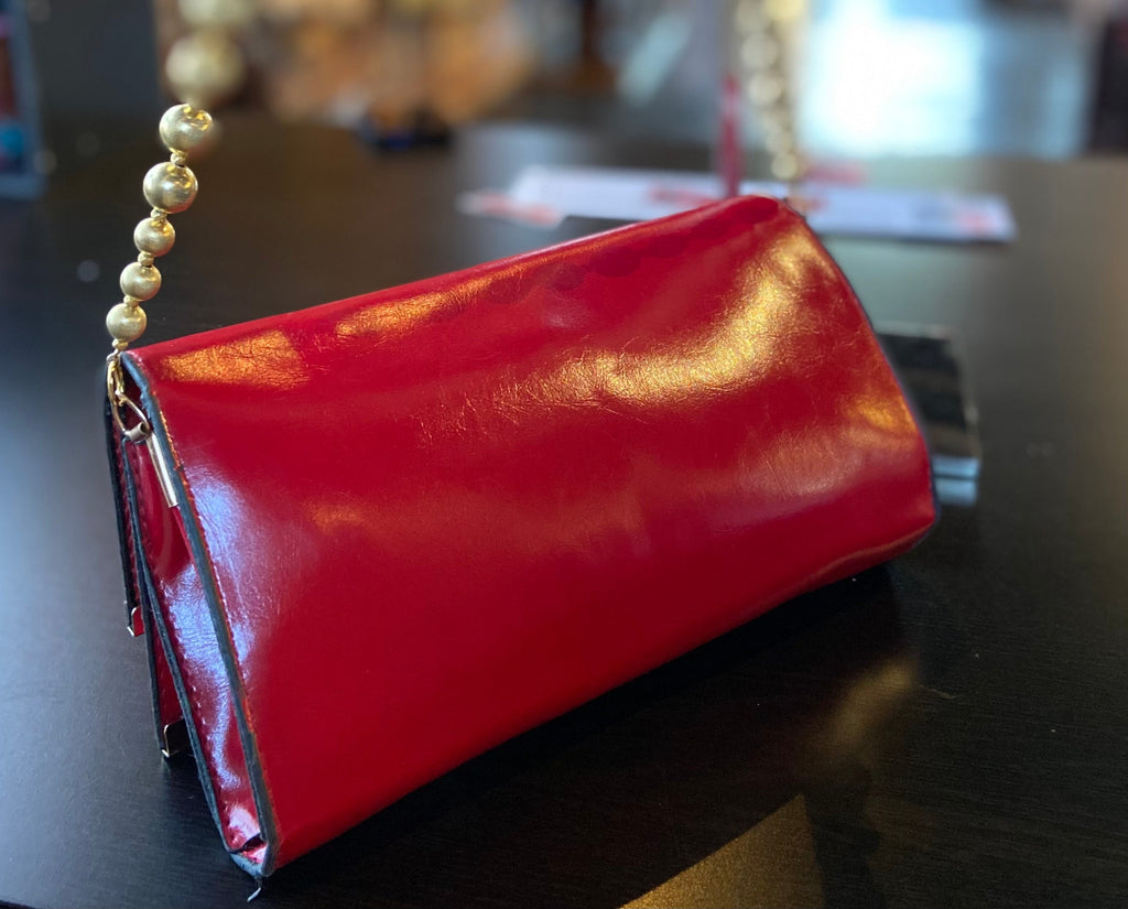 Red and gold purse