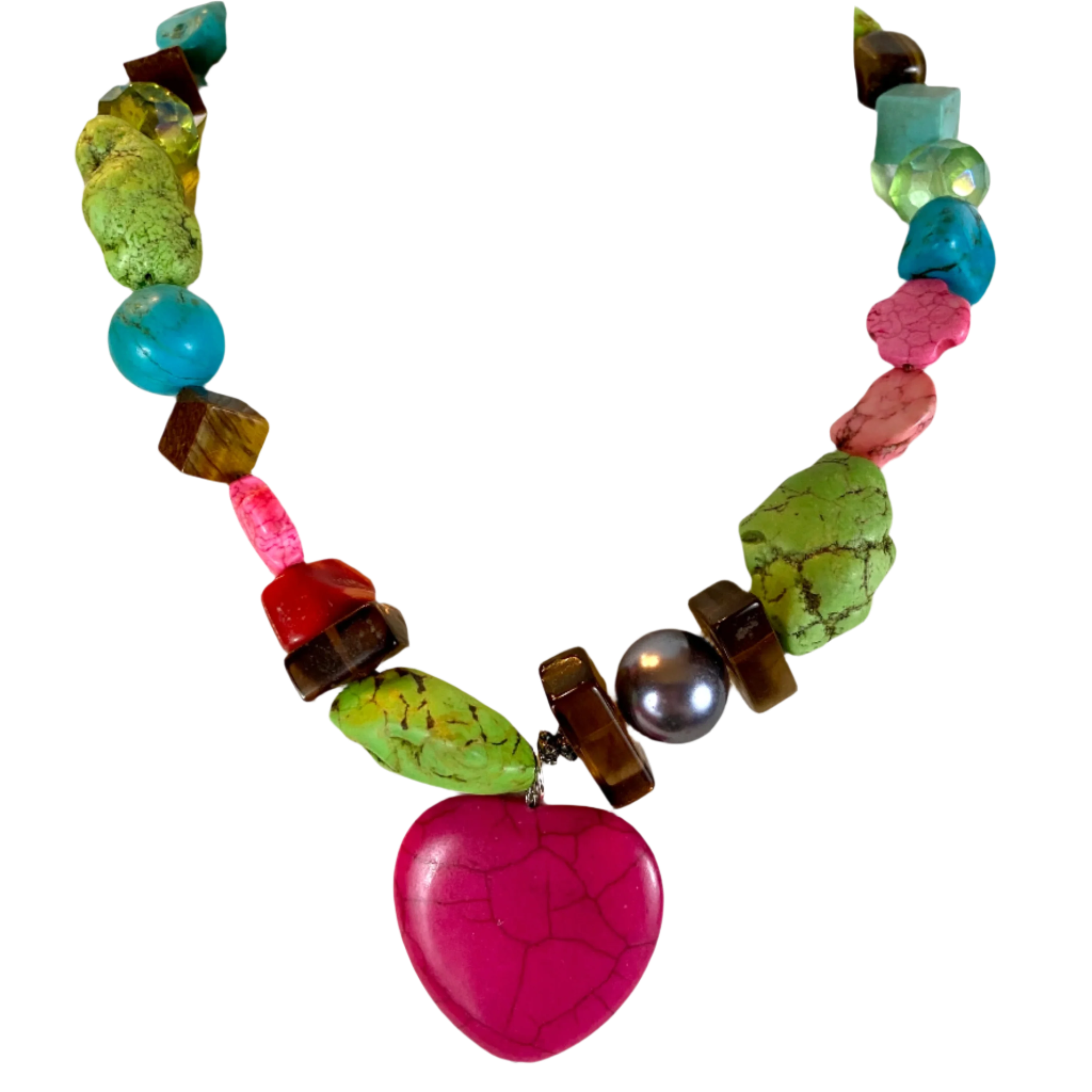 My pinky 💓heart choker