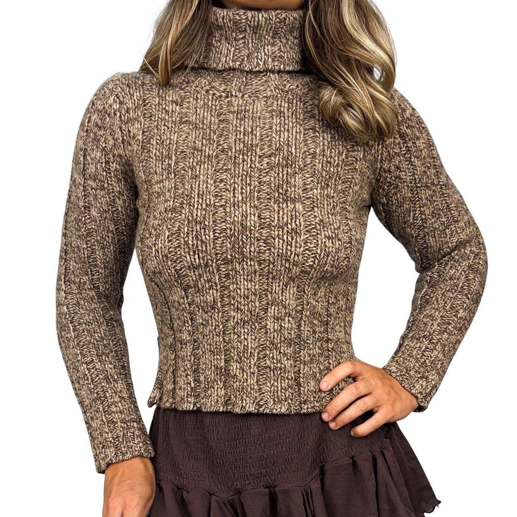Y2K Merino Wool Turtleneck (XS/S)