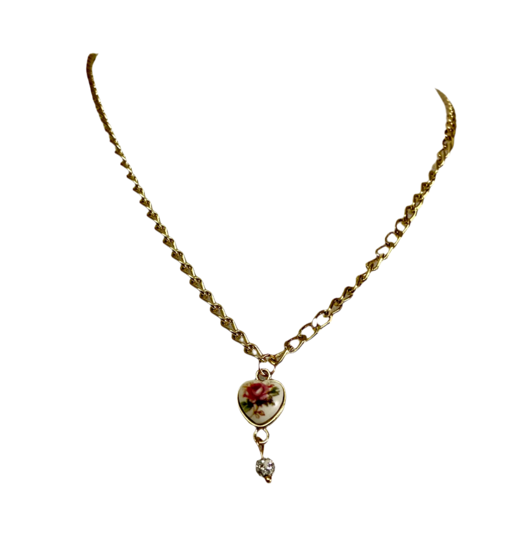 Victorian Heart Necklace