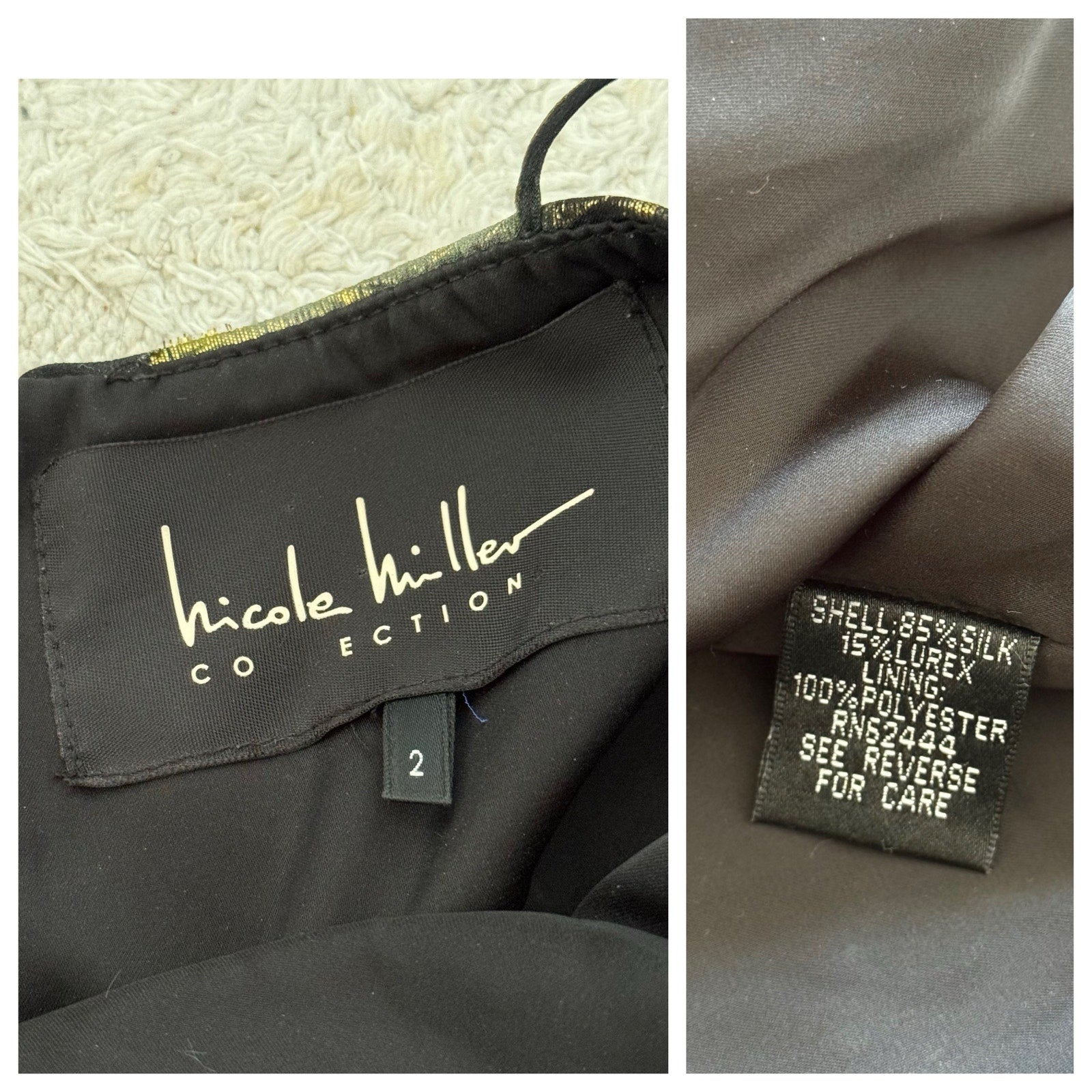 Nicole Miller 100% Silk Gown (S)