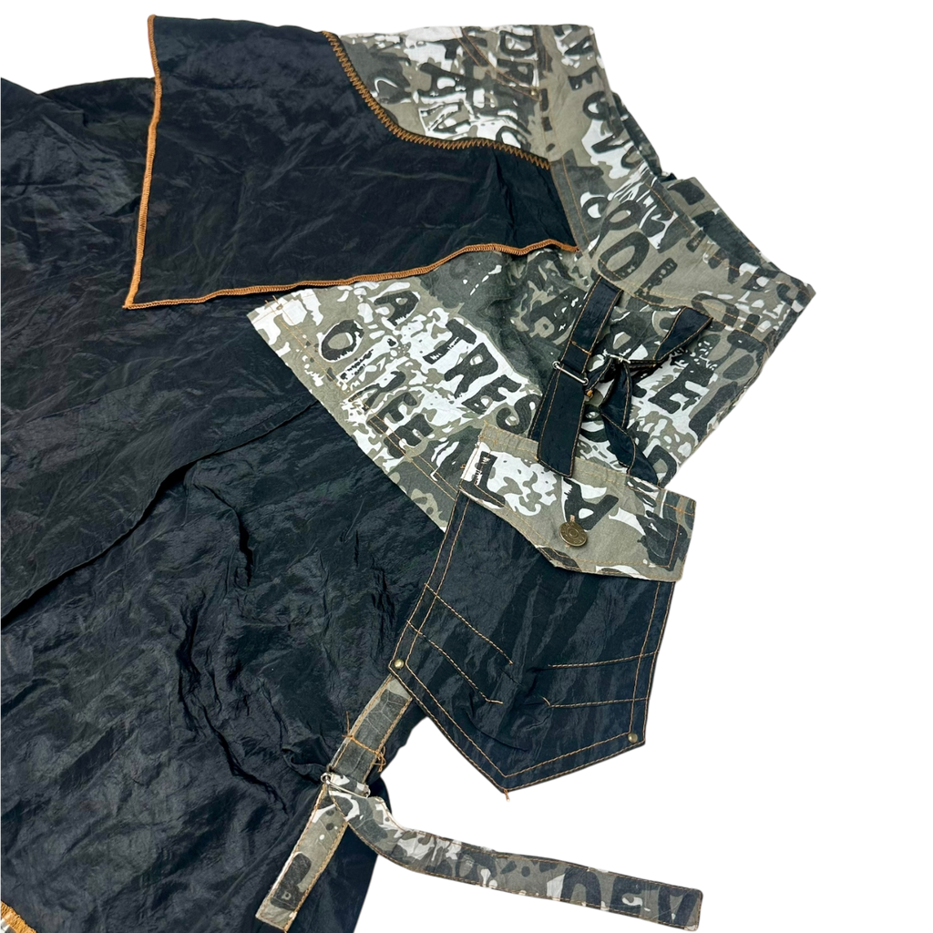 Industrial Asymmetric Midi Skirt (XS)