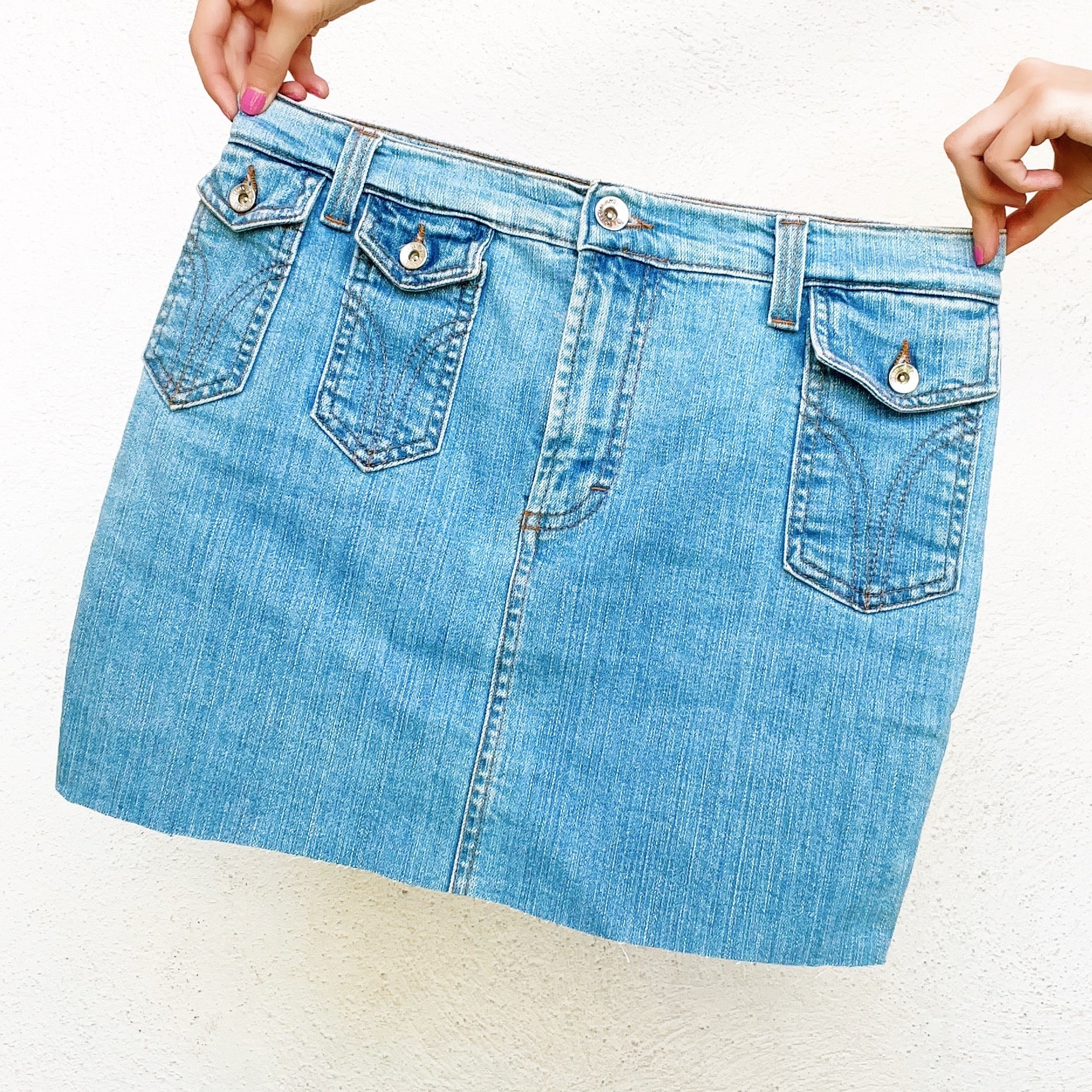 Dolce & Gabbana Denim Mini Skirt (S)