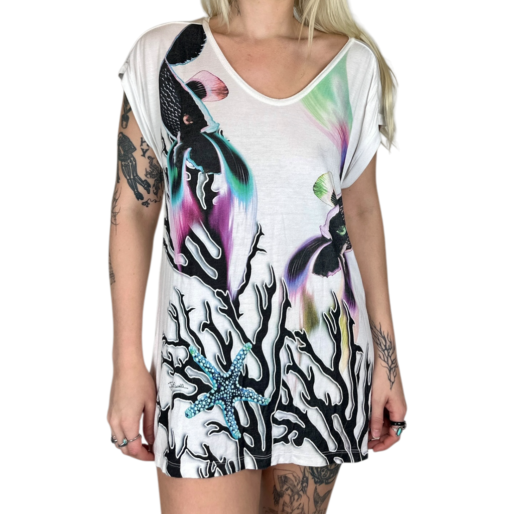 Just Cavalli Mini Shirt Dress (M)