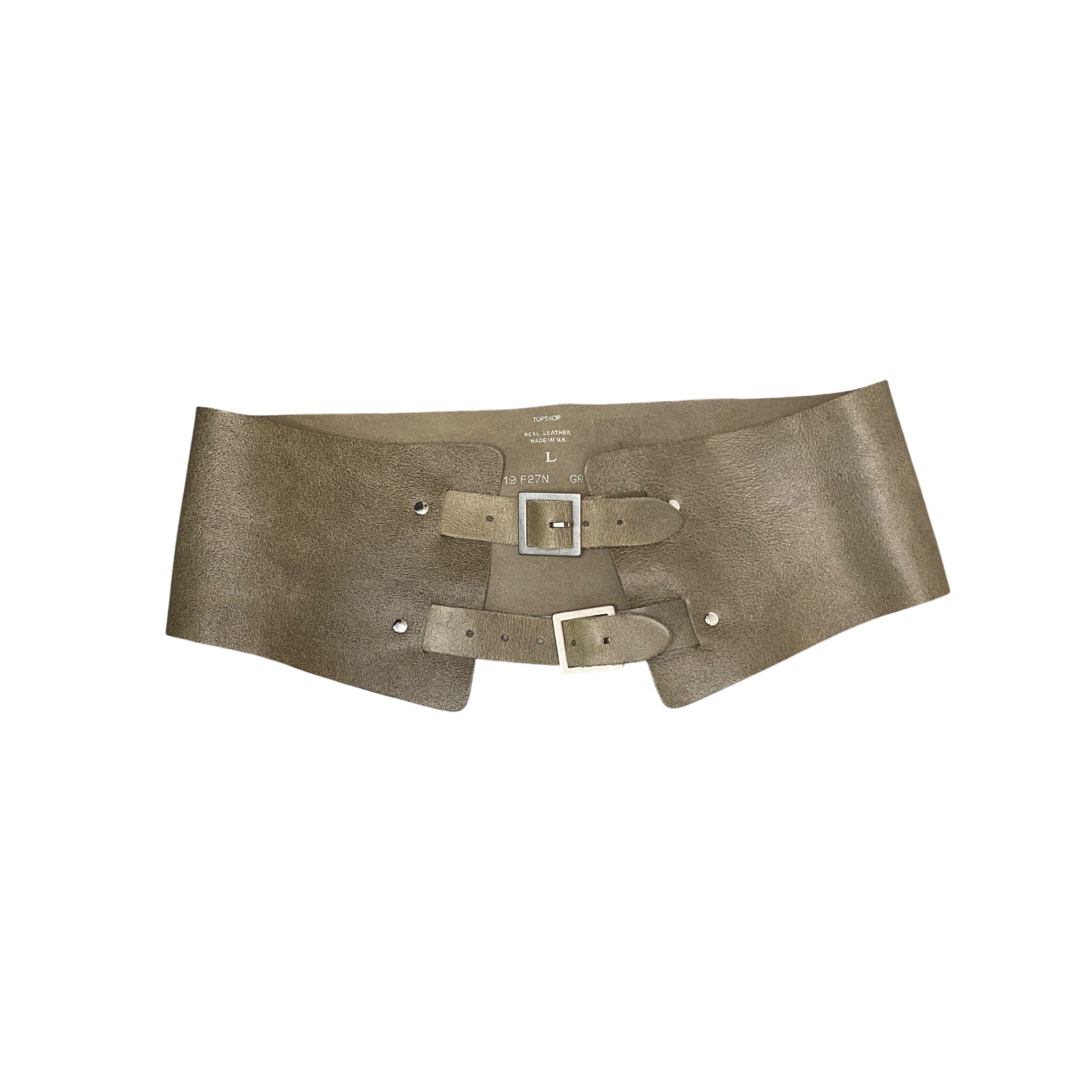 Vintage Real Leather Corset Belt (M-M/L)