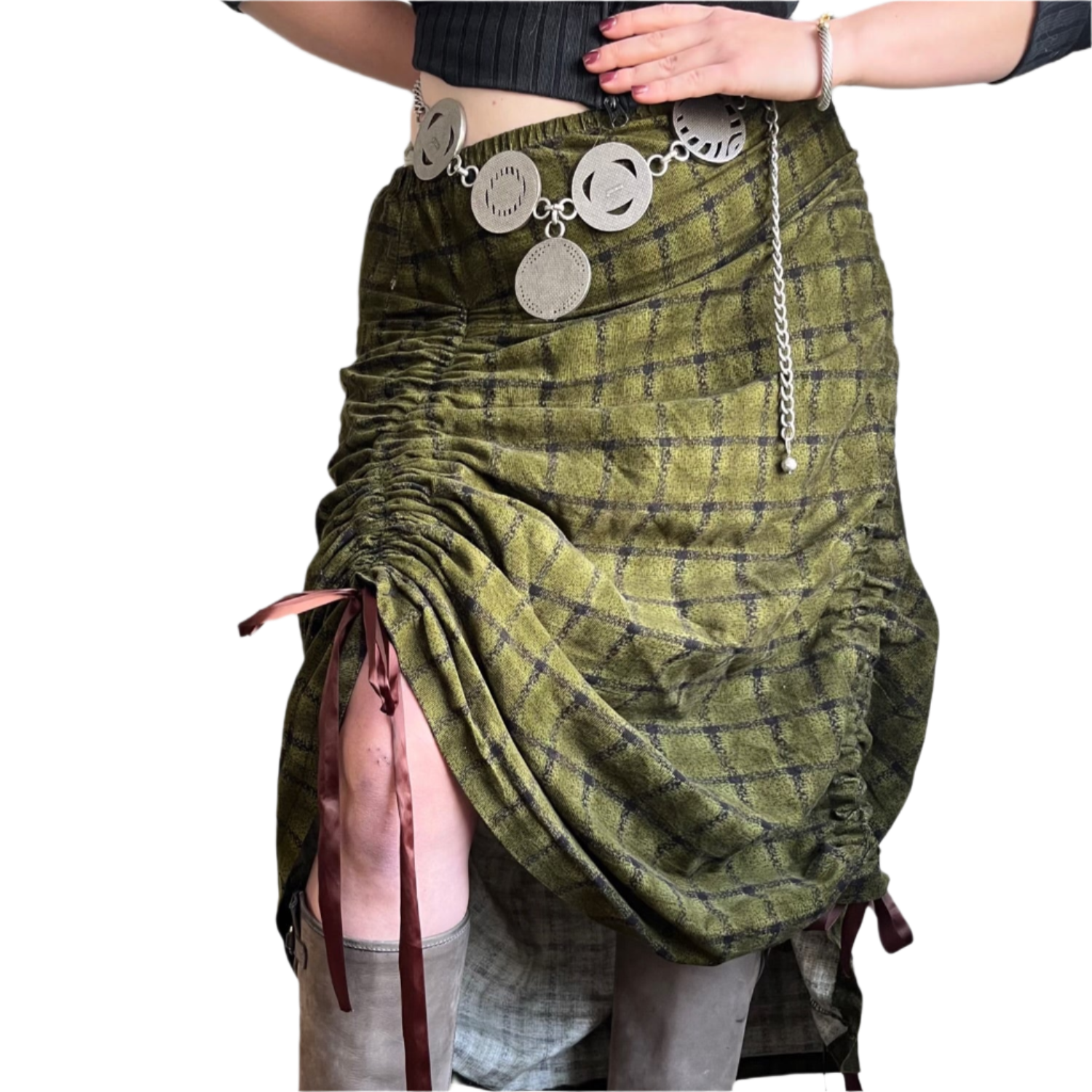 The "Infinity" Plaid Skirt (XS-5X)