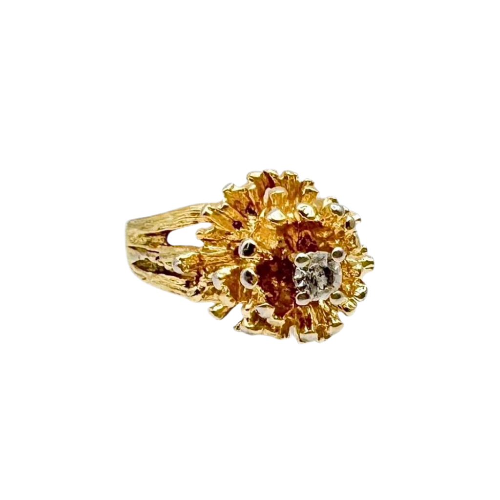 18K Gold Plated Flower Ring (6)