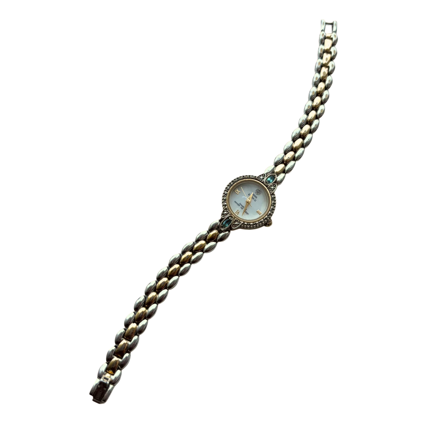 Baby Blue Diamond and Pearl Watch
