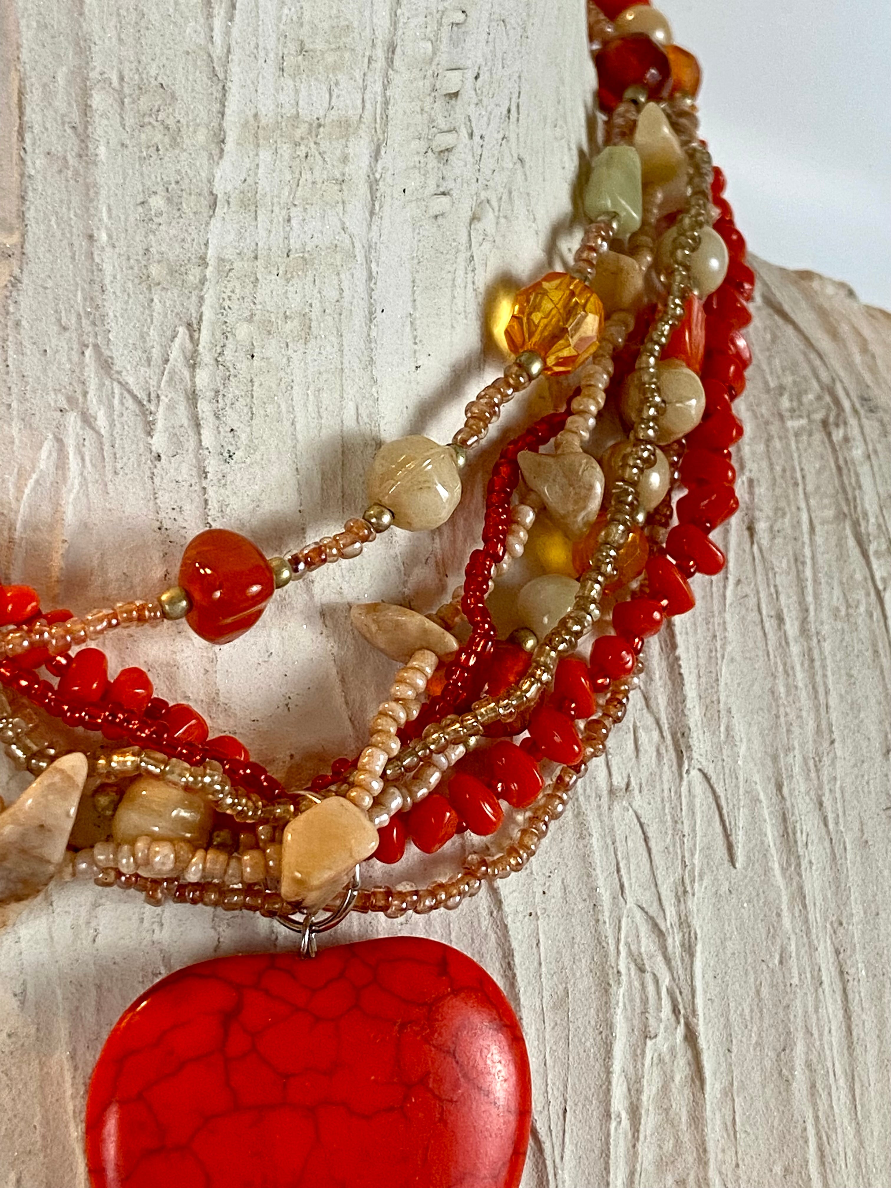 My Red ❤️ Heart Choker