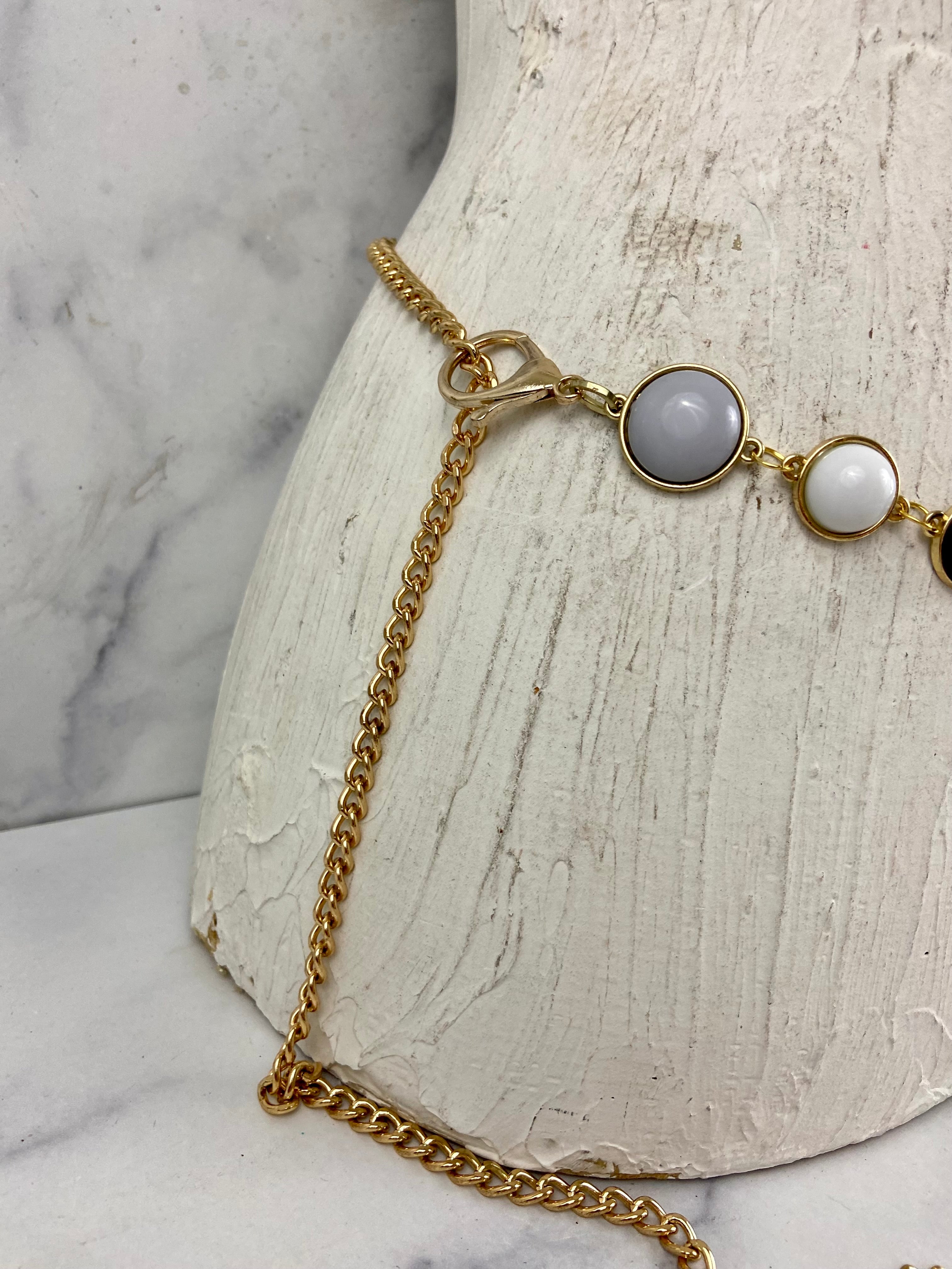 Gold waist chain belt