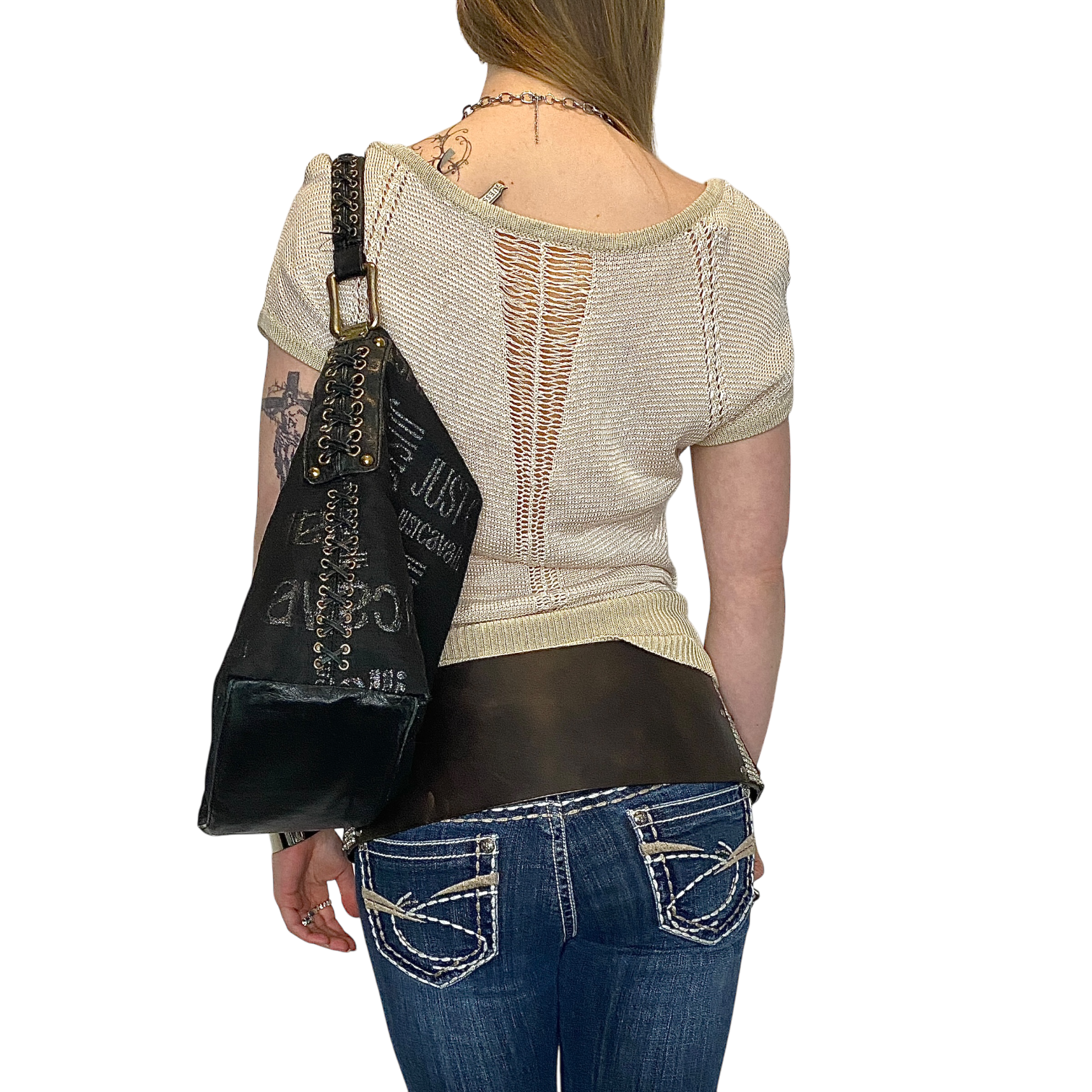 Vintage Guess Subversive Knit Top (XS)