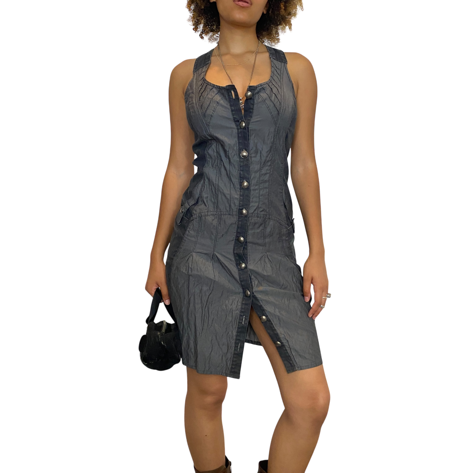 Vintage French Archive Utility Dress (S)