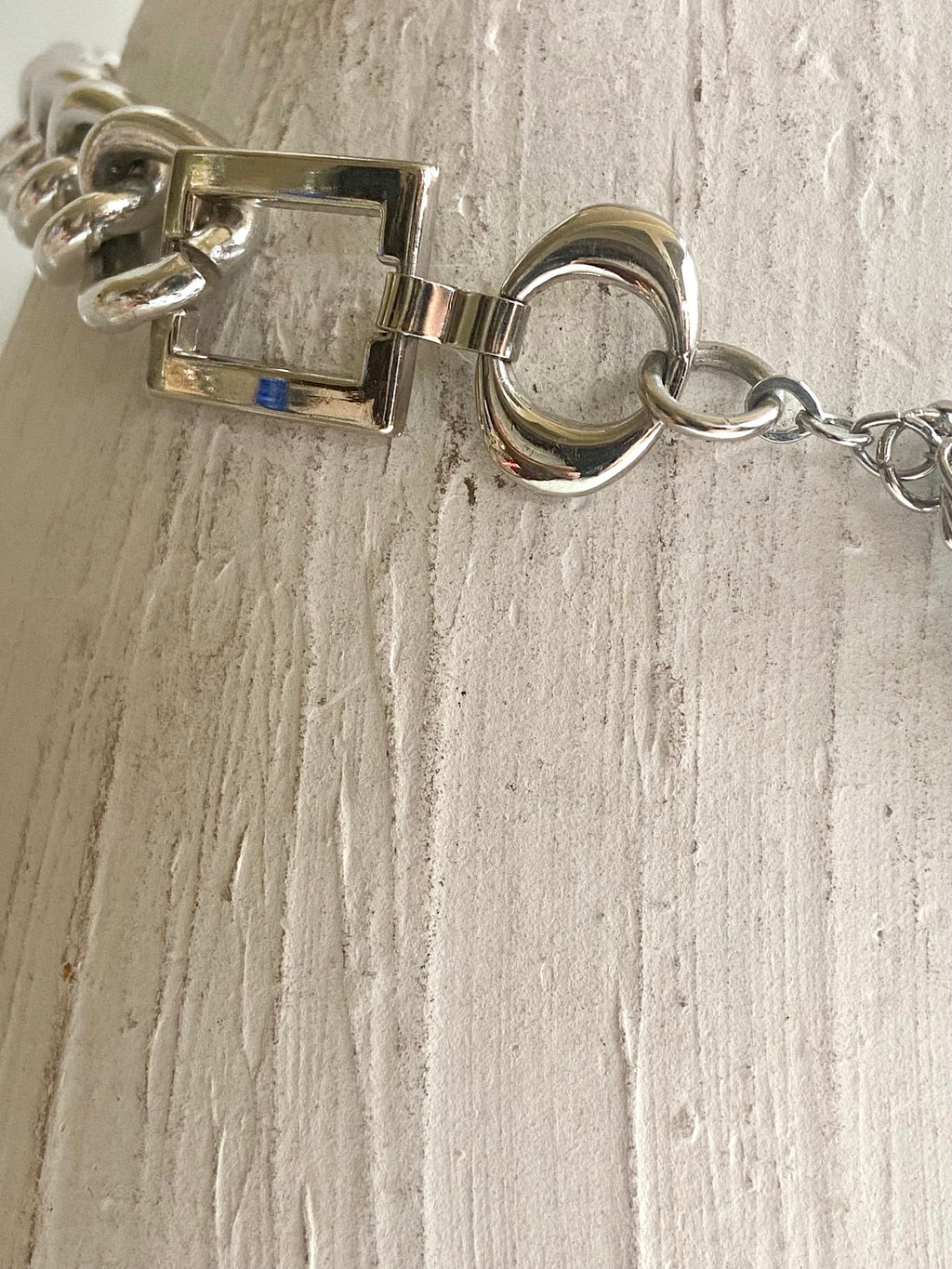 Beads and silver belt