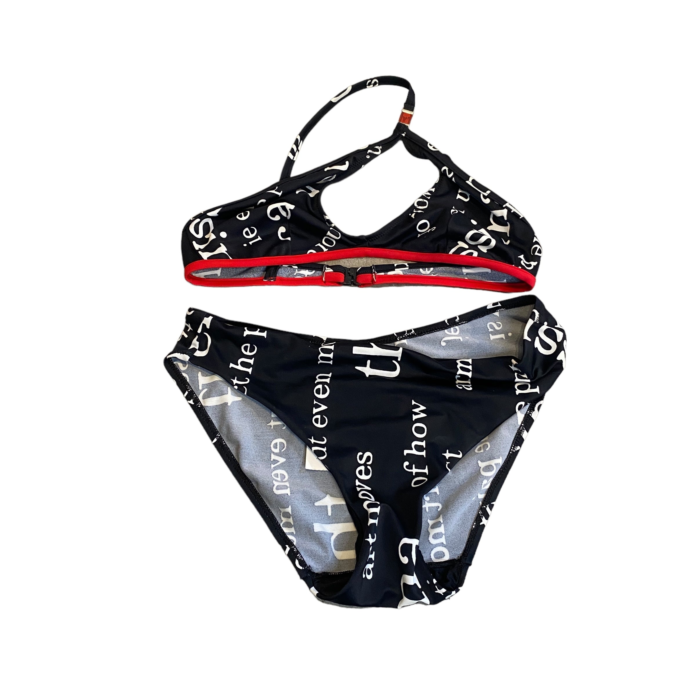 Deadstock Vintage Italian Monogram Bikini Set (S)