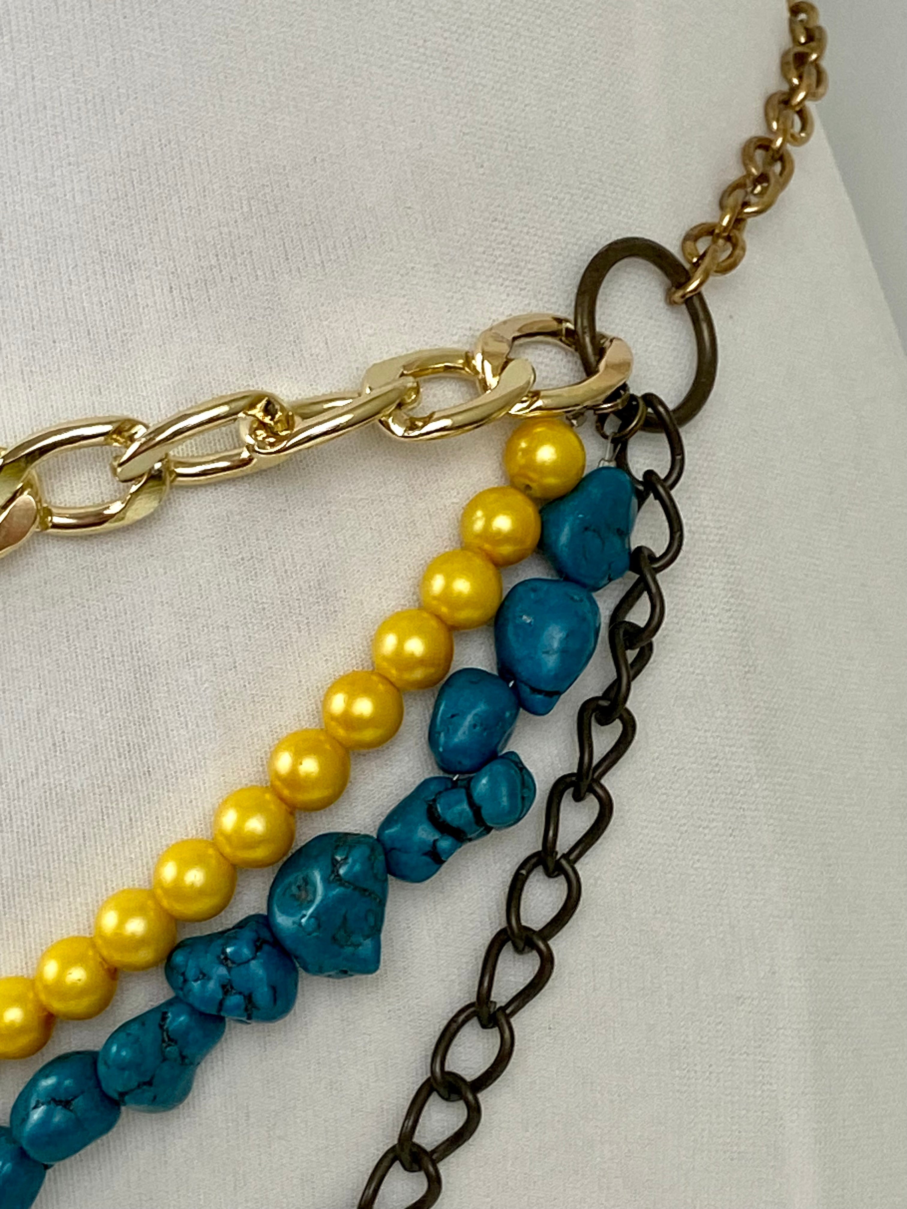 Fun colors layered belt