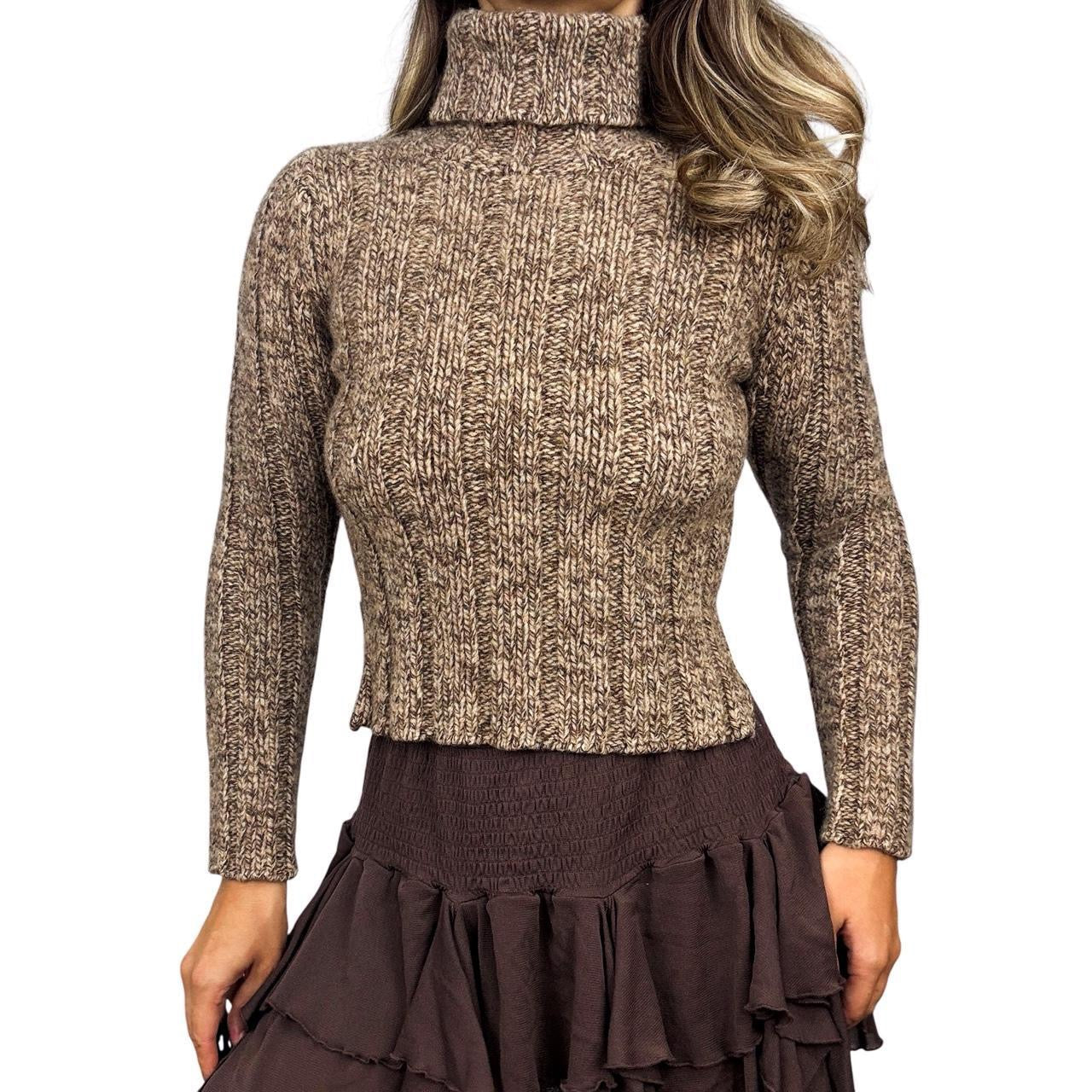 Y2K Merino Wool Turtleneck (XS/S)