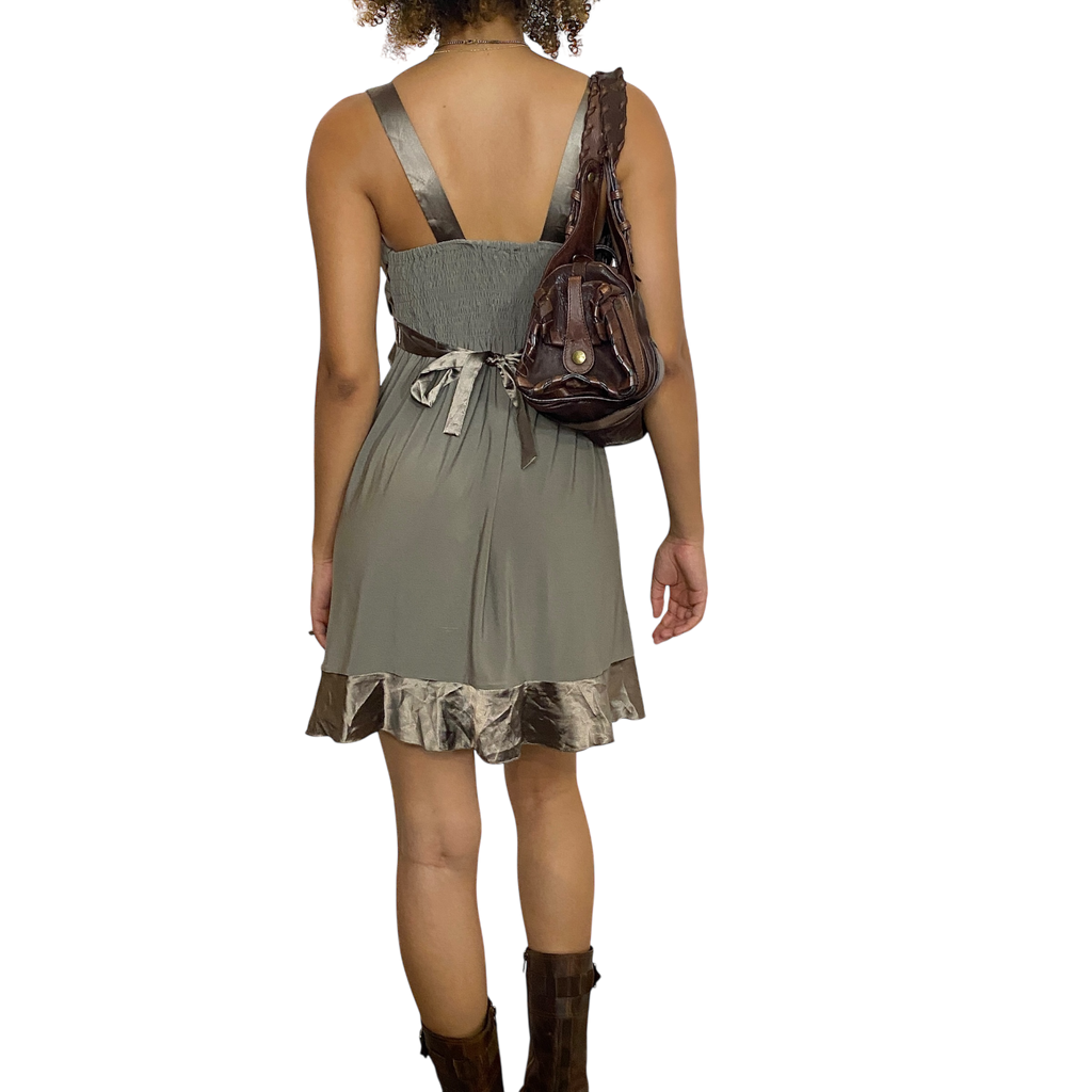 Vintage Coquette Strappy Dress (S/M)