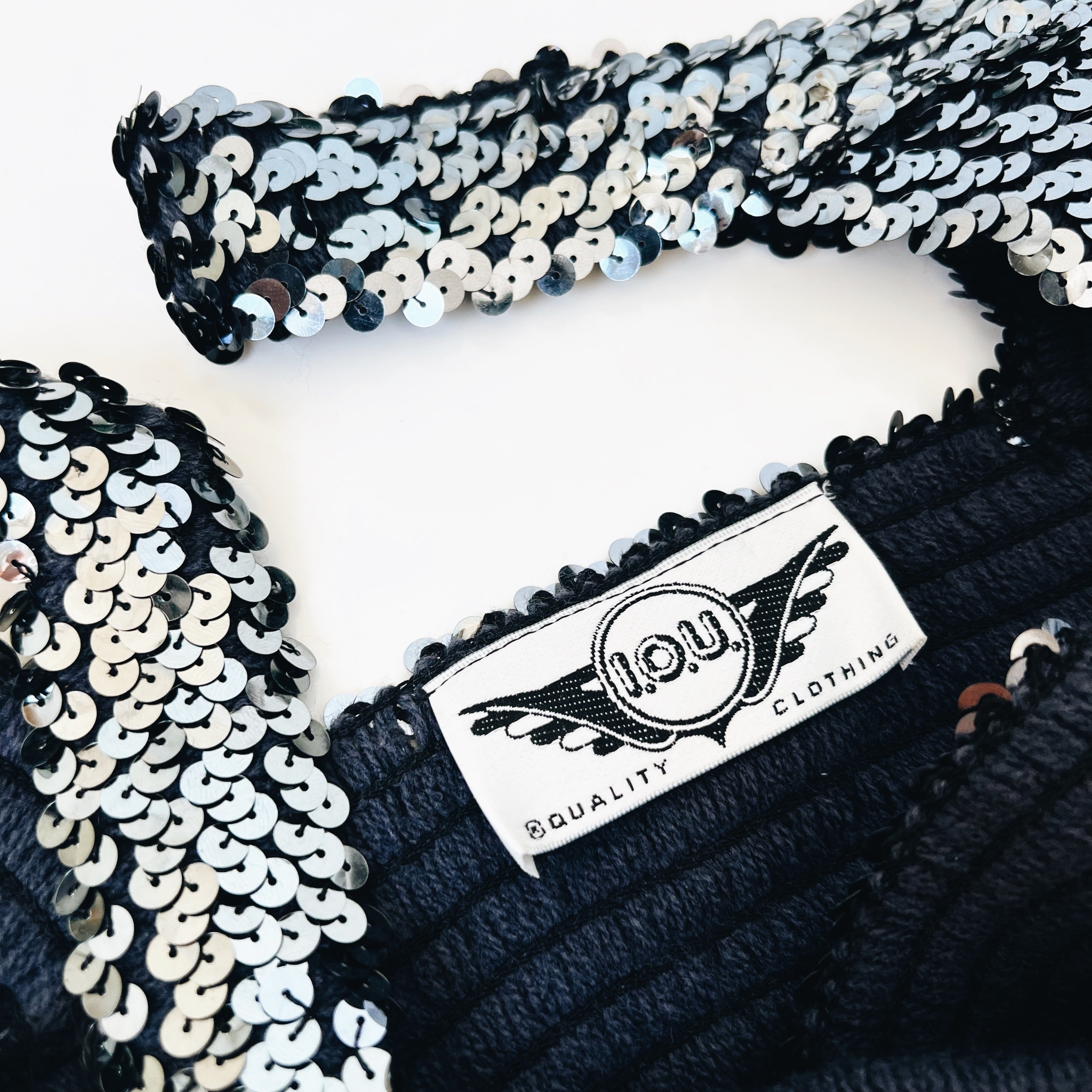 Vintage Sequin Bralette Top (M/L)