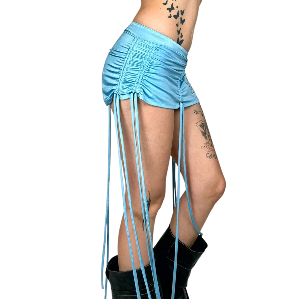 Swarovski Scrunch Butterfly Miniskirt (XS)