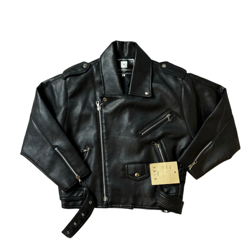 Vintage Deadstock Moto Jacket (S)