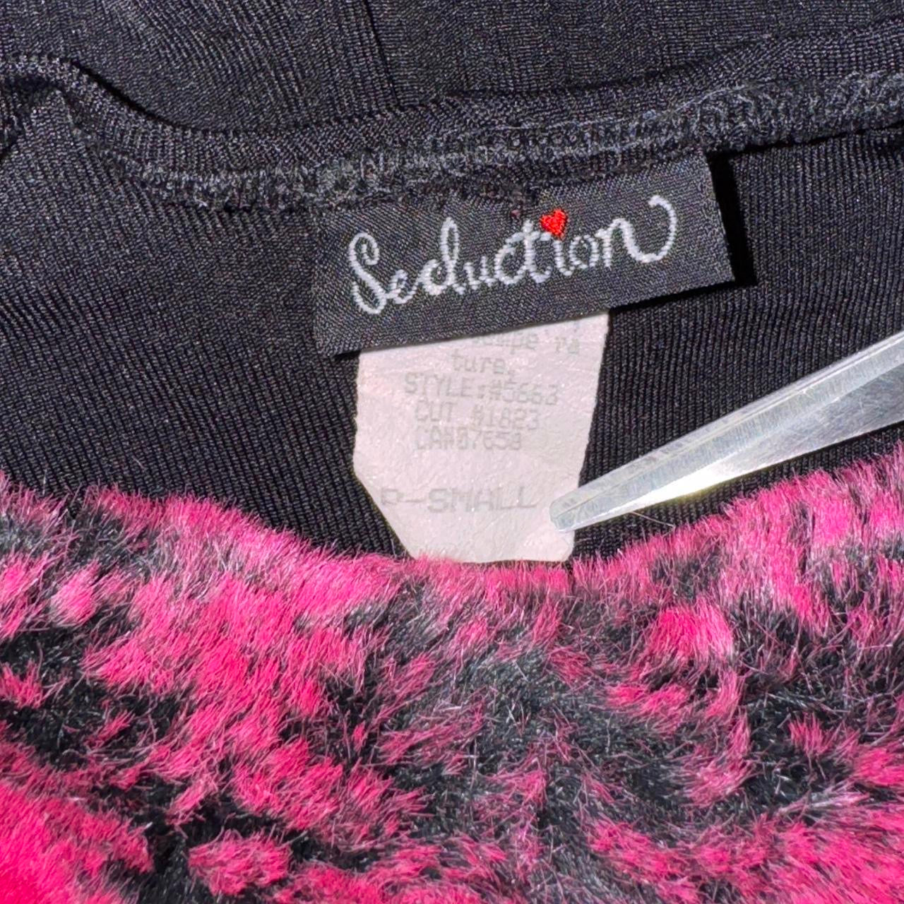 90s Faux Fur Trim Cami (S)