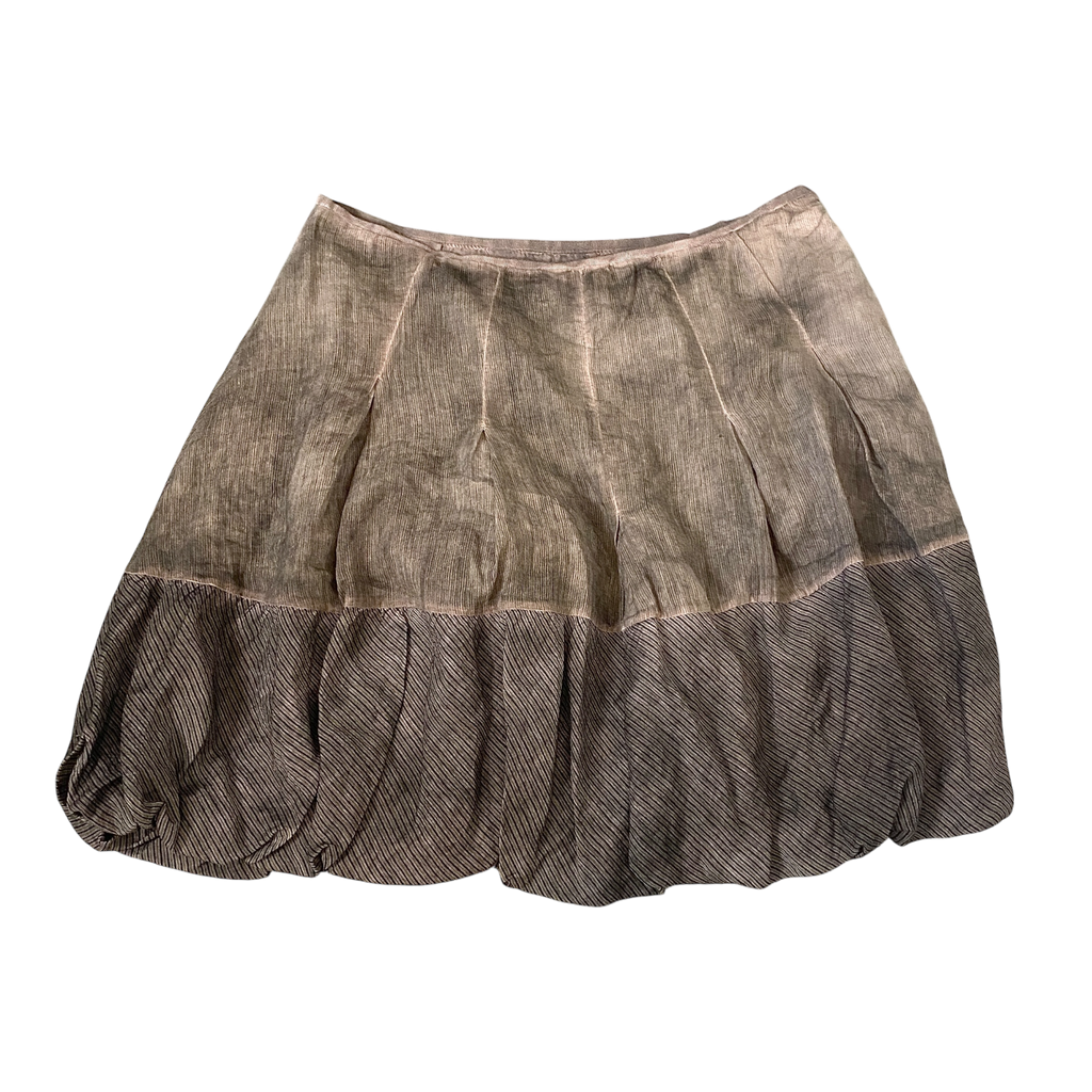 Vintage Grunge Bubble Midi Skirt (M/L)