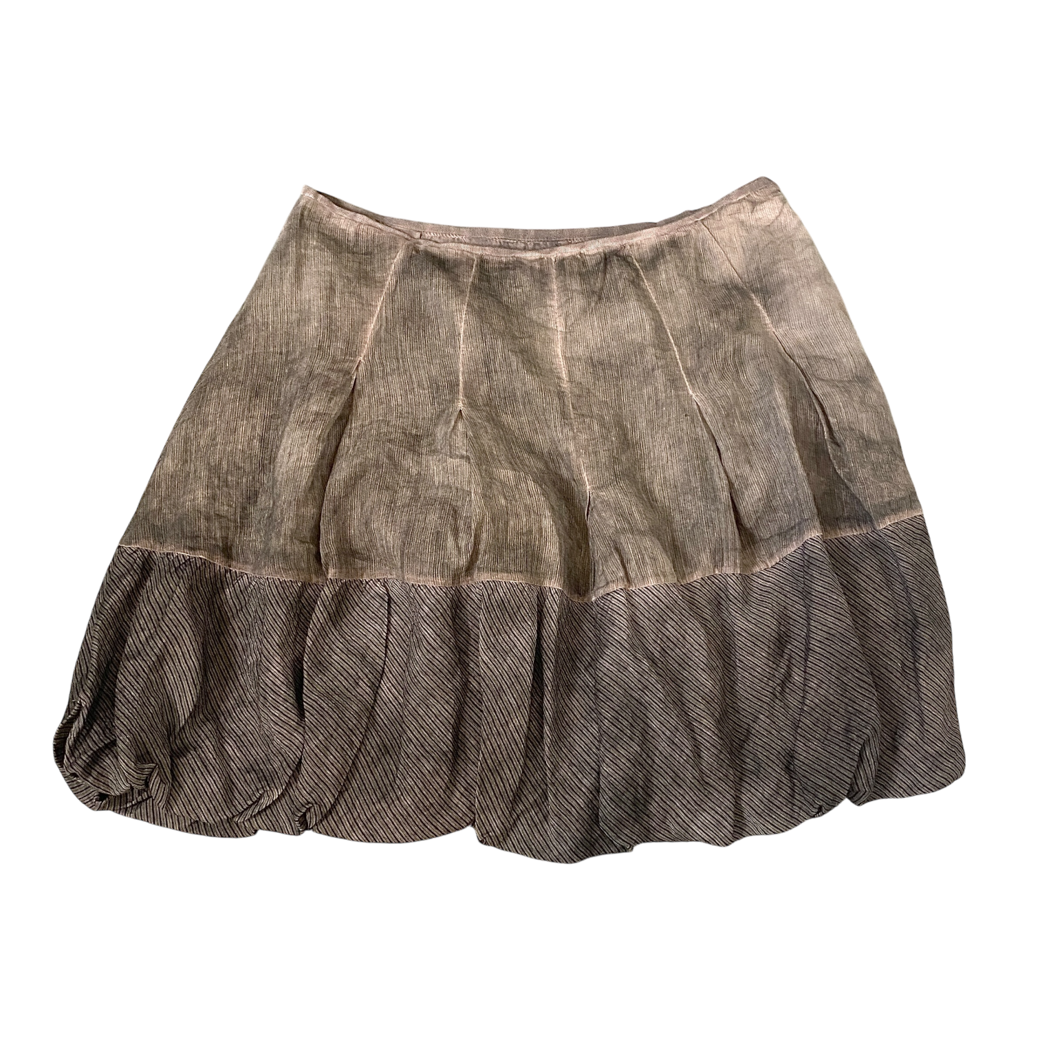 Vintage Grunge Bubble Midi Skirt (M/L)