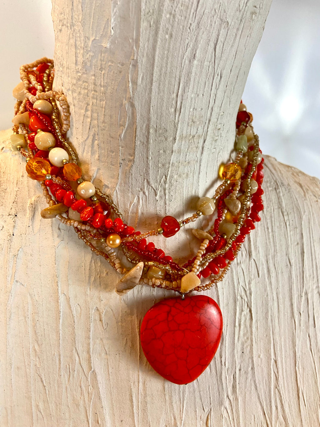 My Red ❤️ Heart Choker