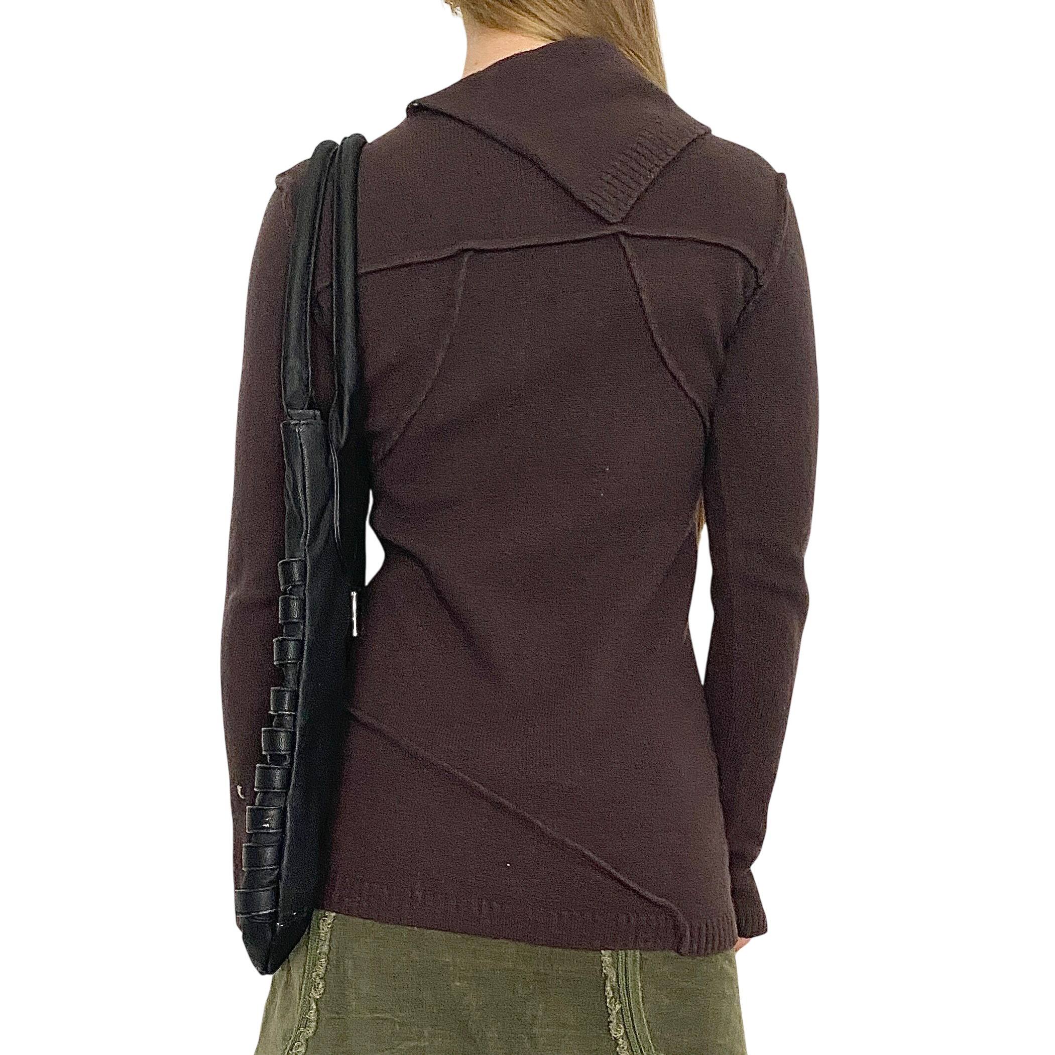 Vintage Asymmetrical Minimalist Knit (S)