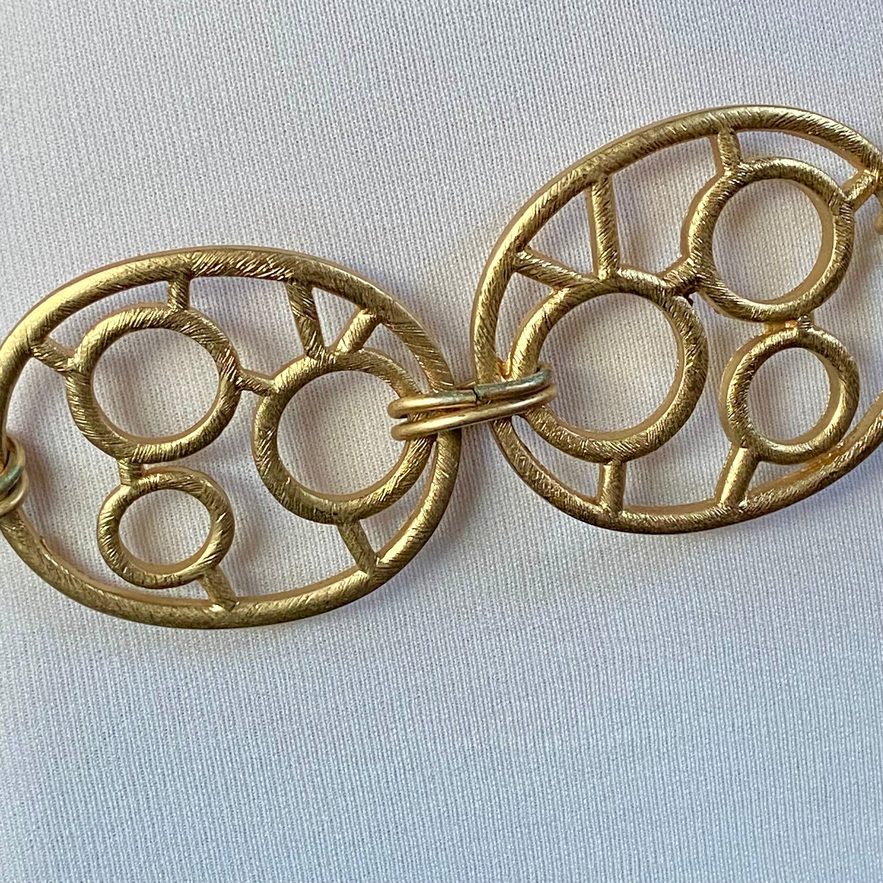 Vintage gold Chico's chain belt