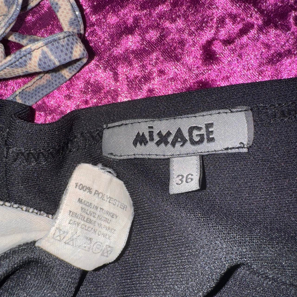 Euro Vintage Backless Leopard Print Top (M)